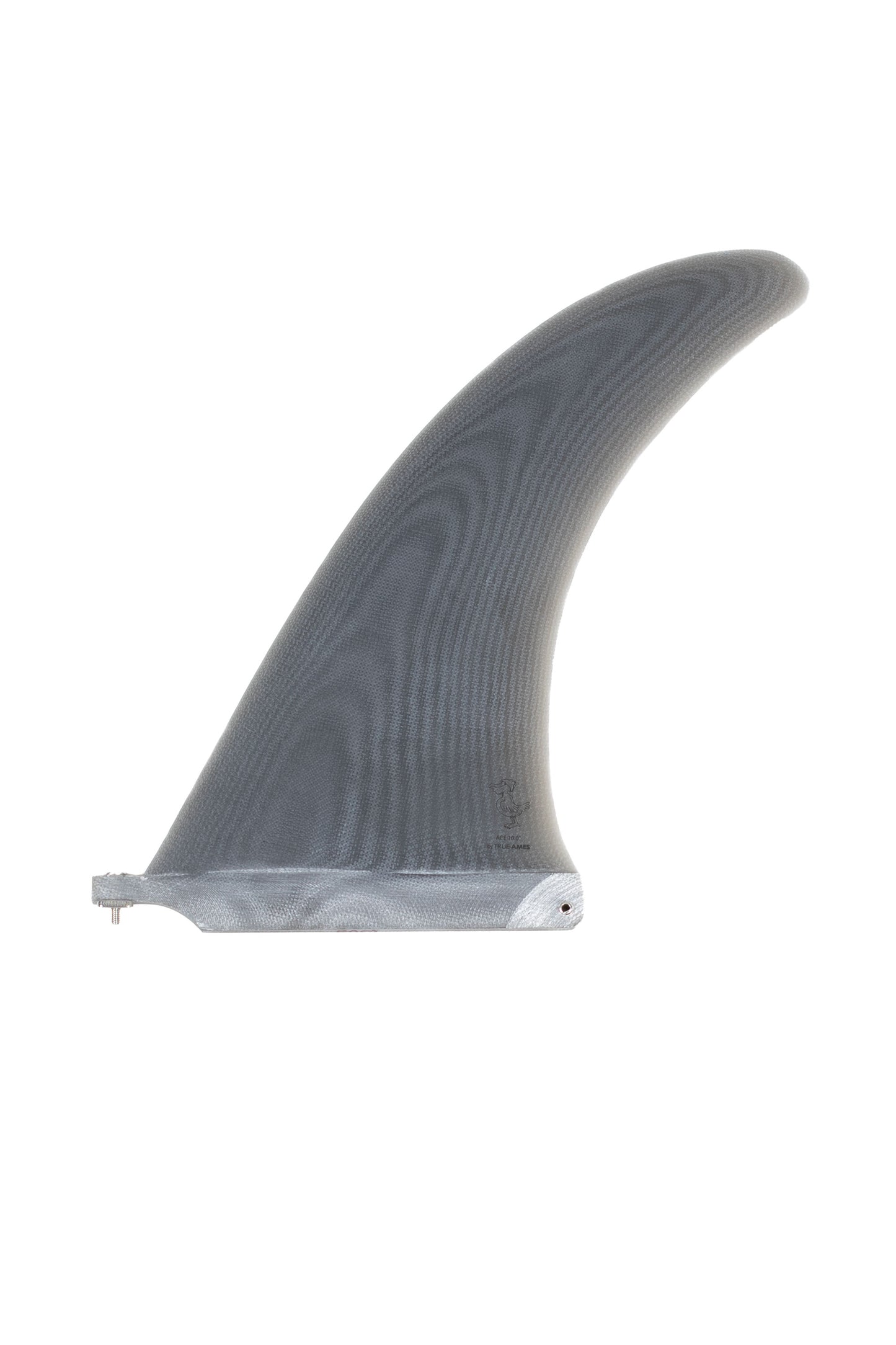 Grey surfboard True Ames 10 fin Pukas Surf Shop