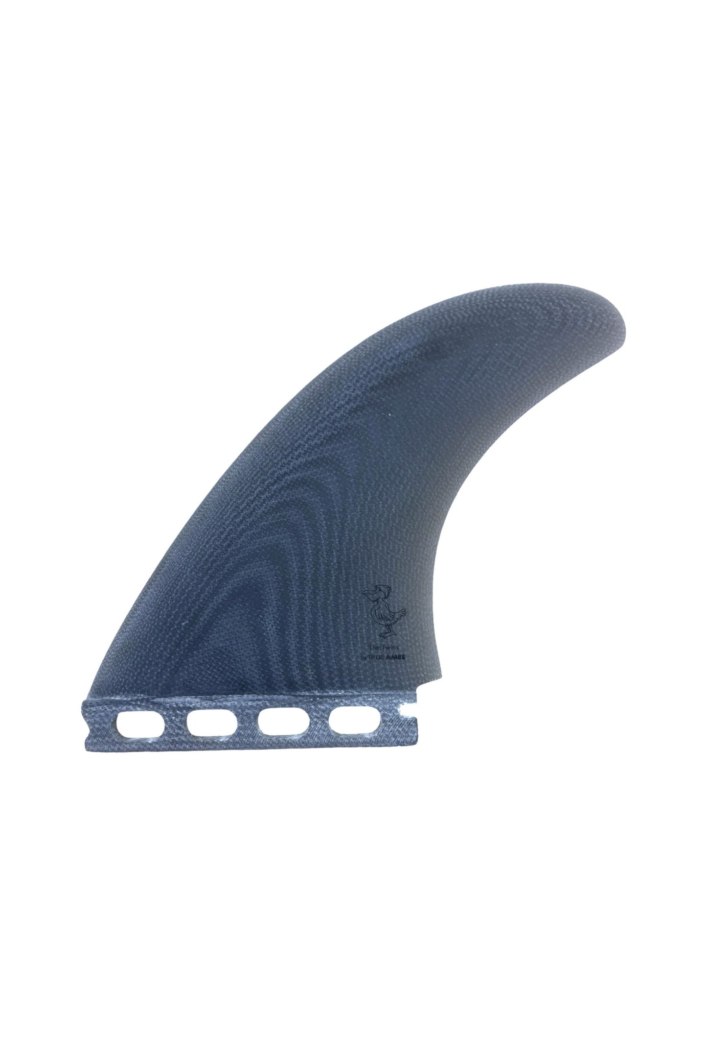 Blue surfboard Barrett Miller twin True Ames fin Pukas Surf Shop