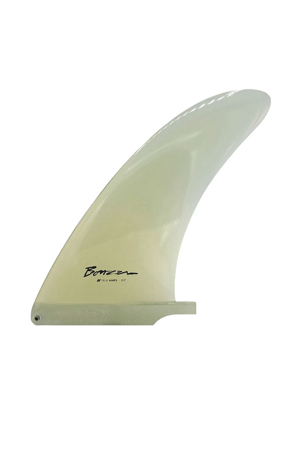 True Ames Bonzer 8.0" Clear Center Fin – Futures – Pukas Surf Shop