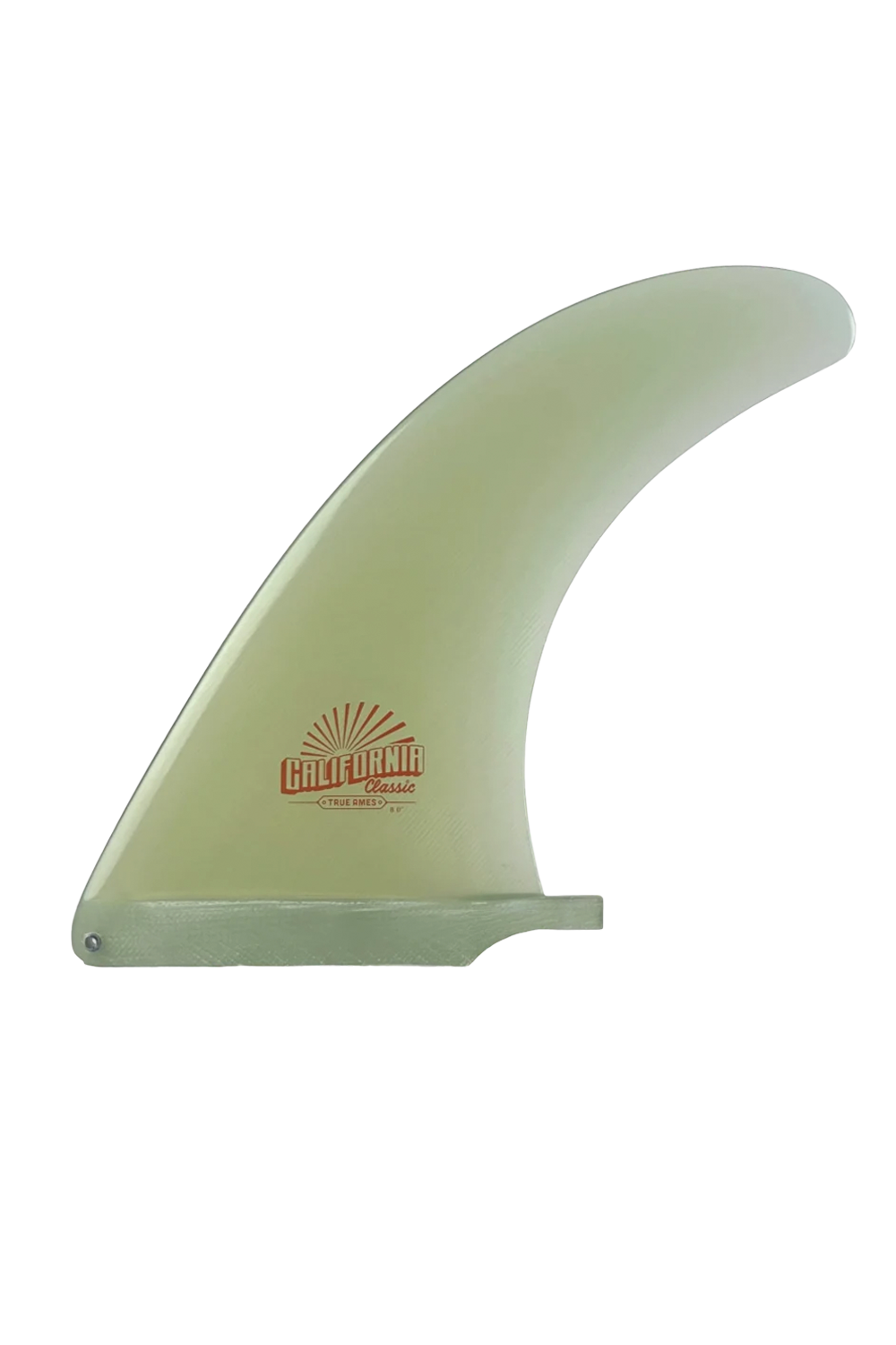 True Ames California Classic 9.5" Clear Single Fin – Futures – Pukas Surf Shop
