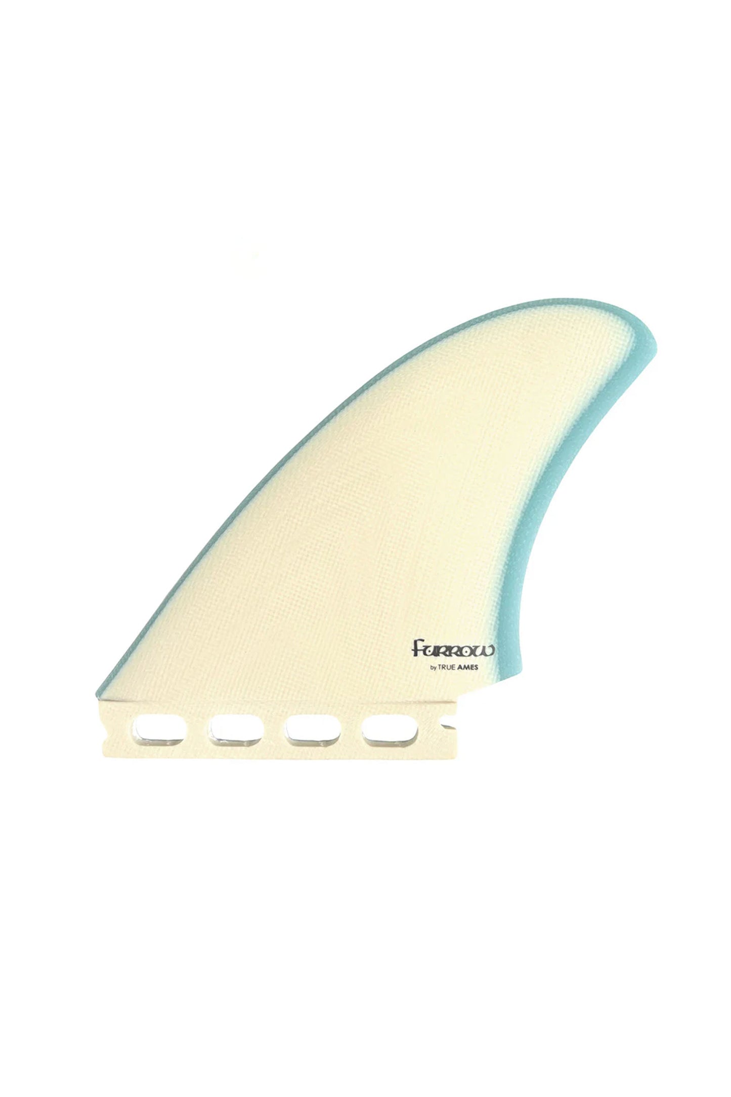 Pukas Surf Shop True Ames Furrow twin fin set clear high-aspect surf accessory