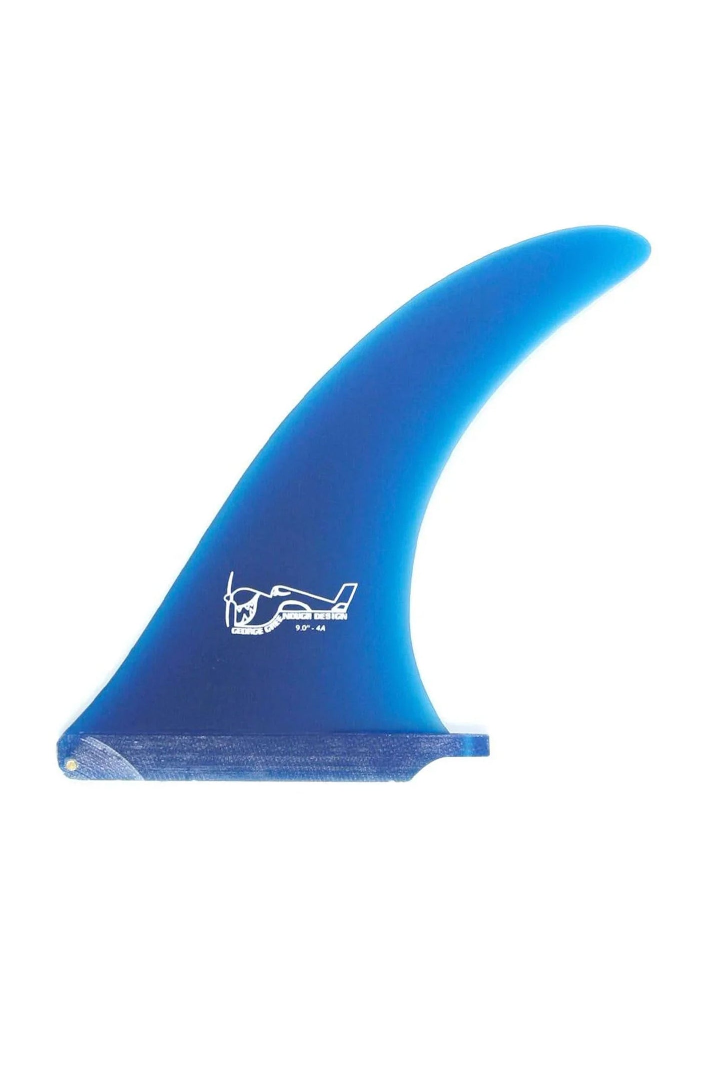 True Ames Pukas Surf Shop Greenough 4-A 7.5″ blue single fin relaxed surf performance