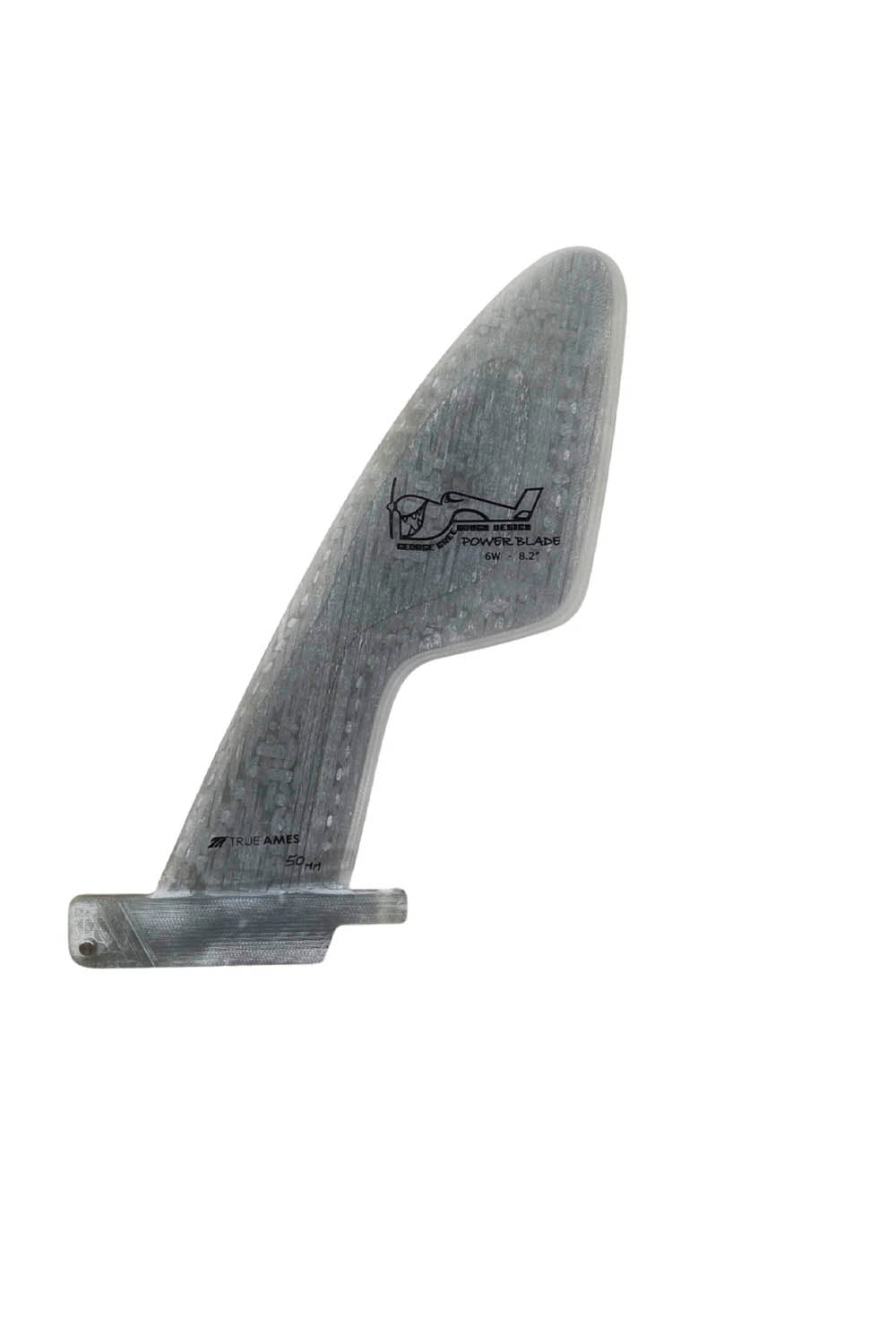 TRUE AMES Power Blade 8.2 Smoke Single Fin | Shop at PUKAS SURF SHOP