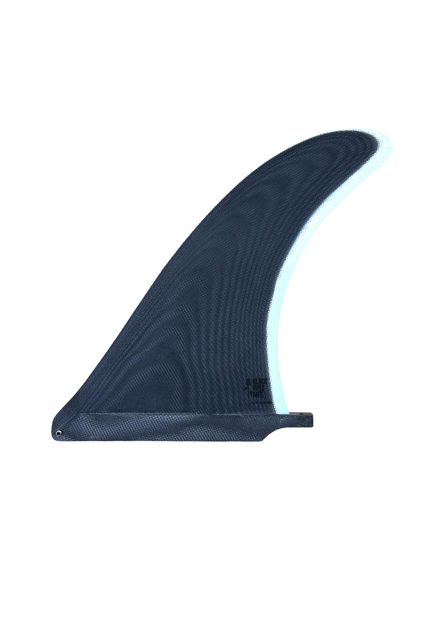 Dark blue surfboard True Ames 9.75 fin Pukas Surf Shop