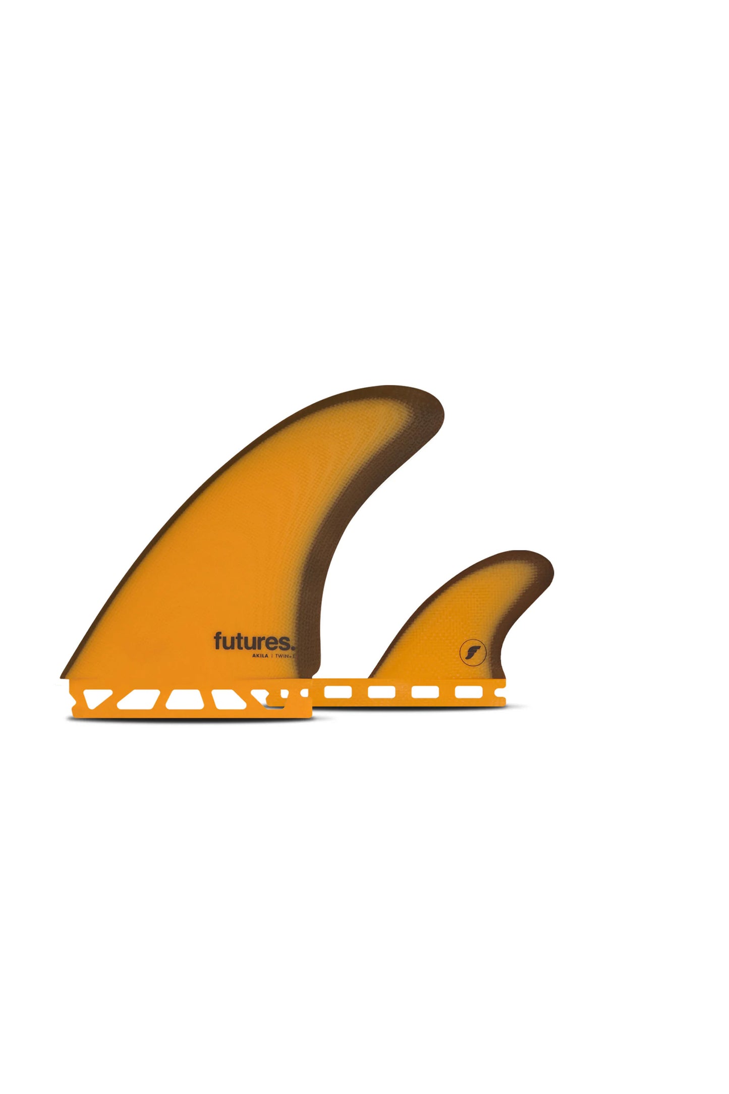 Pukas Surf Shop Futures Fins Akila Fiberglass 2+1Fins Brown