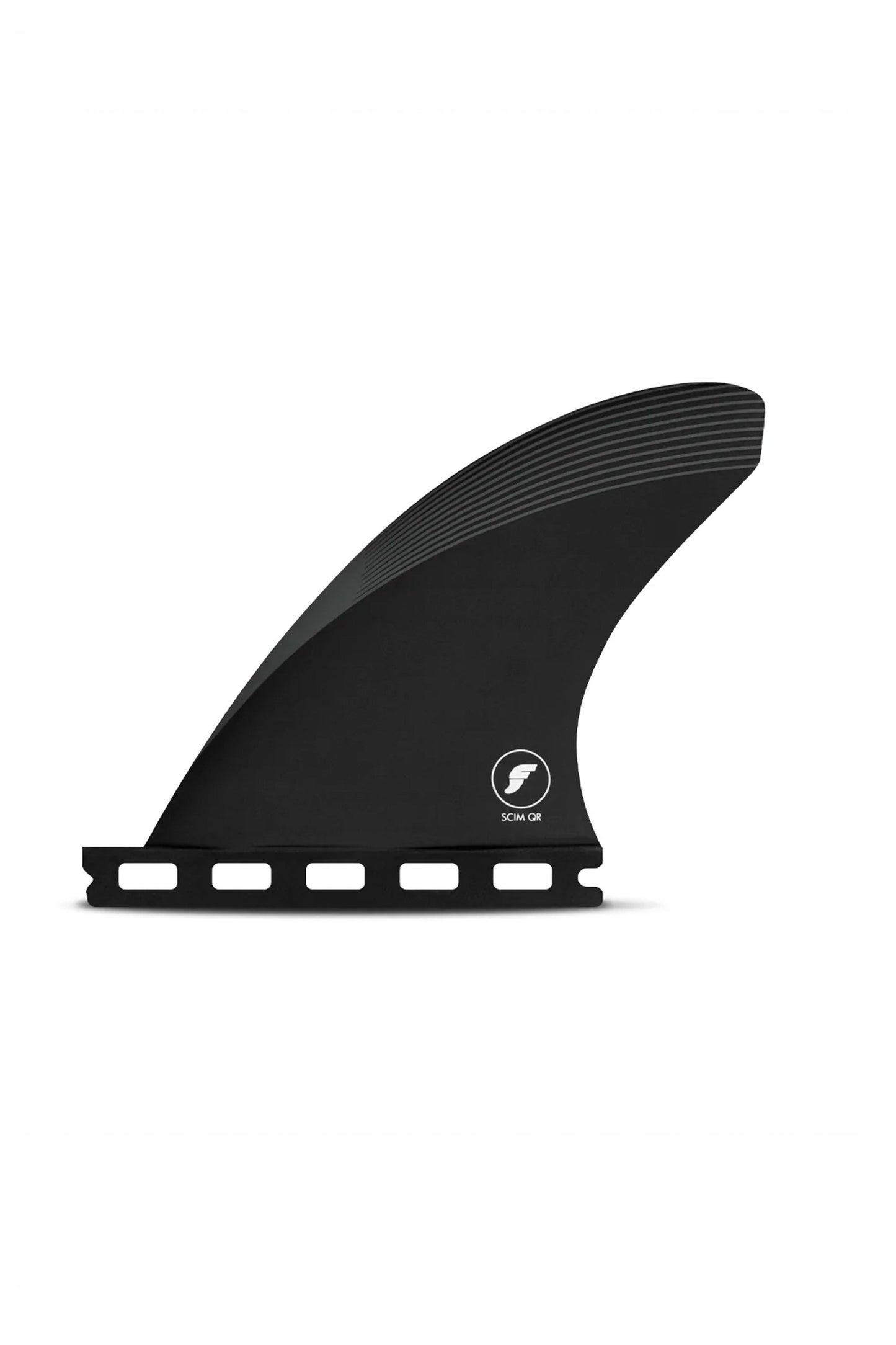 Quad rear fin set with honeycomb construction in medium size