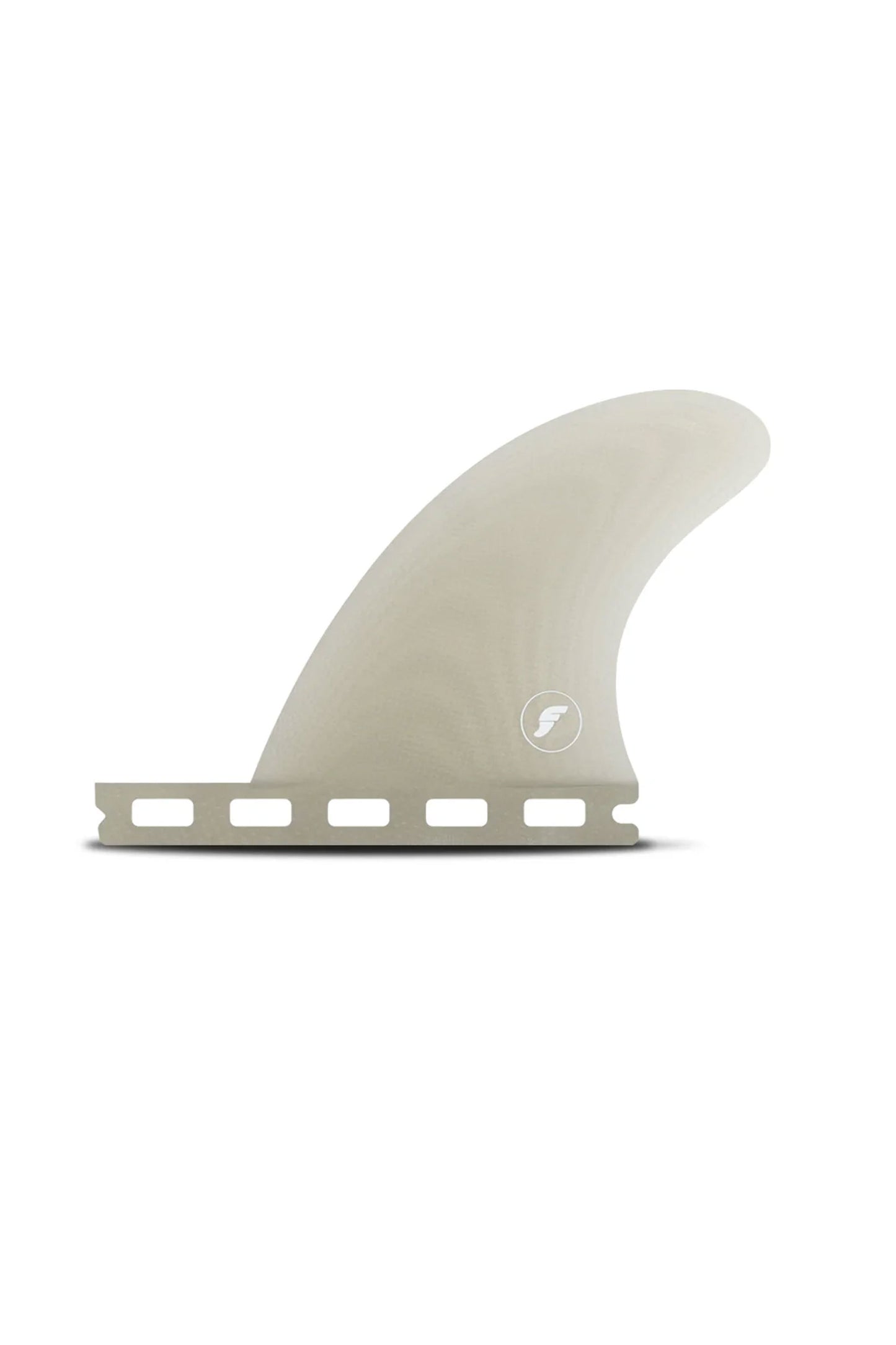 Futures TT1 Twin Trailer fiberglass surfboard fin side view