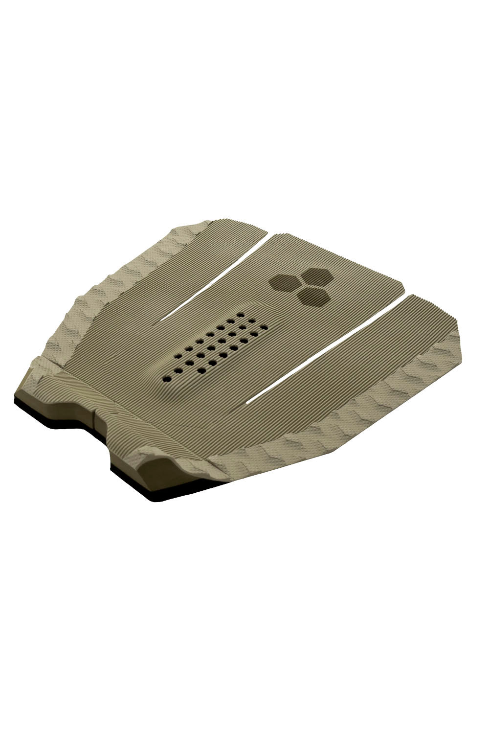 Channel Islands CI Flux 2.0 3-piece Mega Arch surfboard traction pad in Waxed.