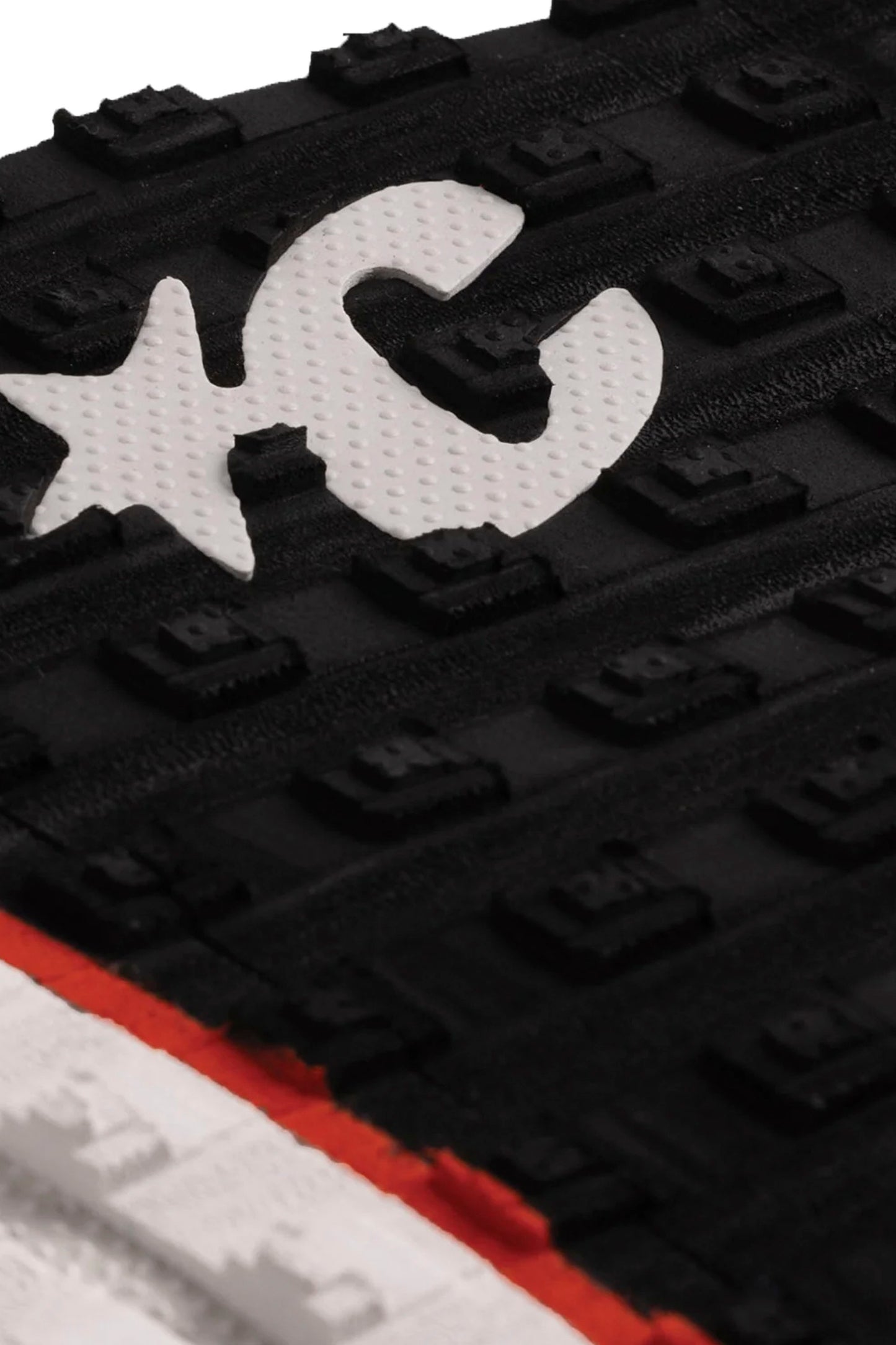 Creatures Ethan Ewing Lite Ecopure black red bone pad close-up showing THERMO-LITE traction pattern and heel toe cuts