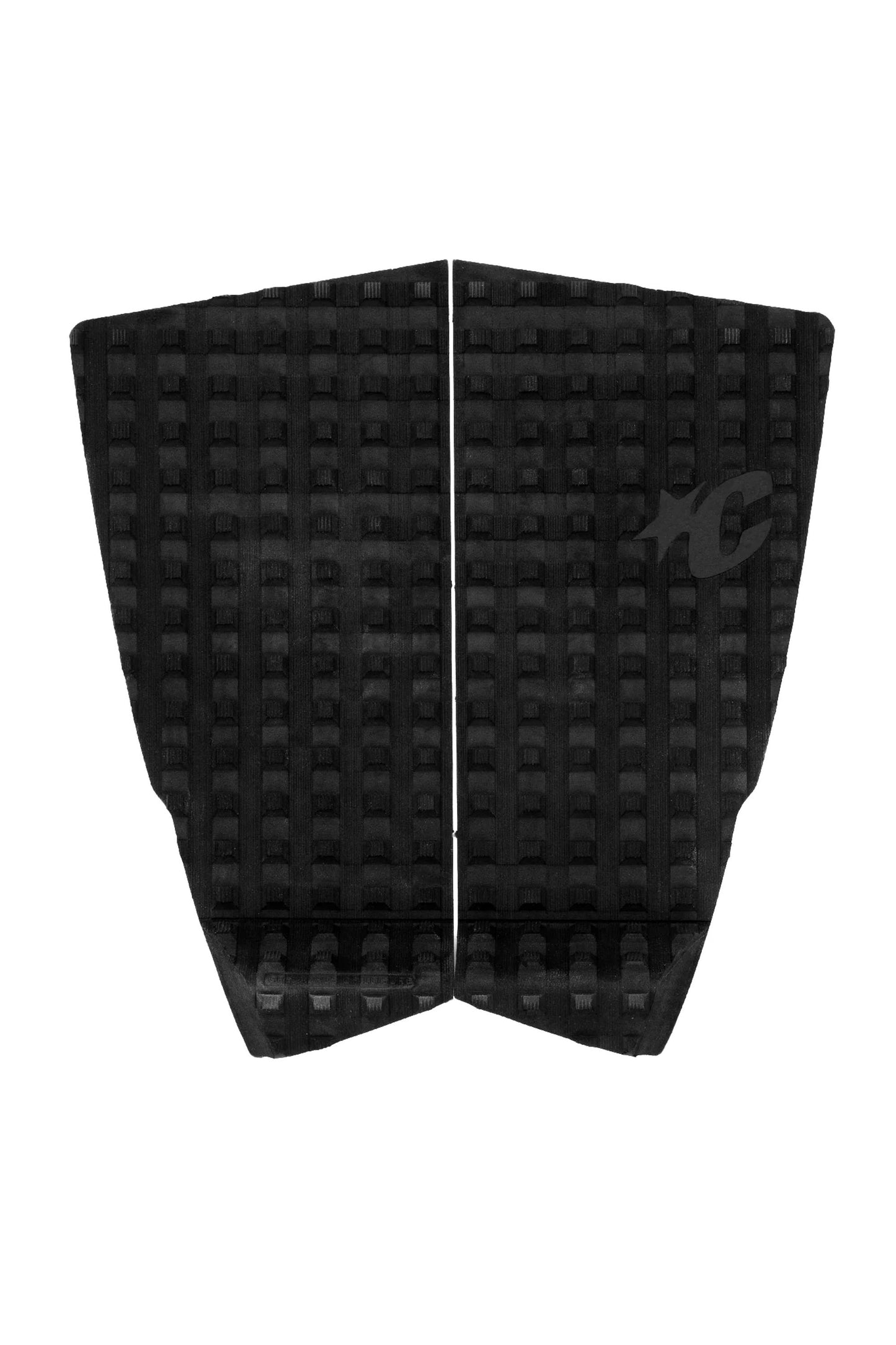 Creatures HardWear II Flat Pad black 2-piece with CORD-LOC traction pattern on white background