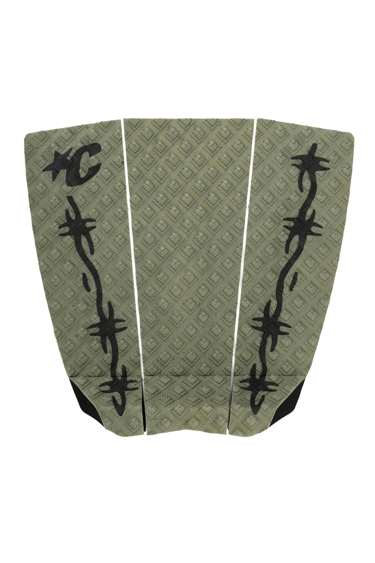 Creatures Jack Freestone traction pad dark army black barbed wire full view