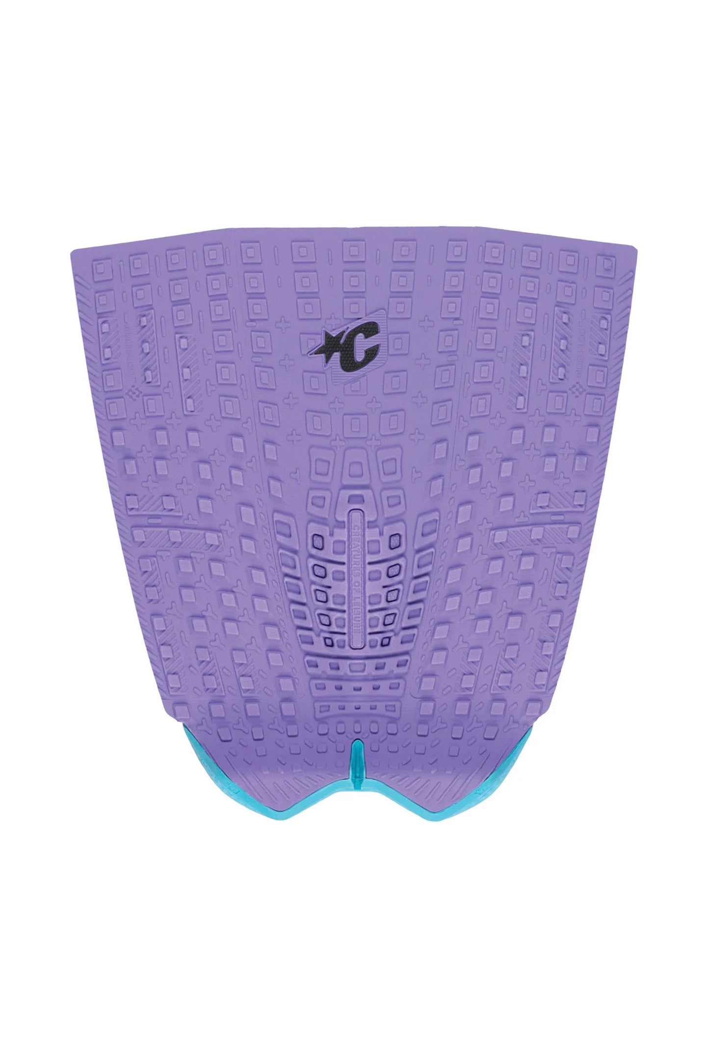 Creatures PROTO 1.5 Pin Tail Molly Picklum tail pad in eco lavender fluro blue colorway