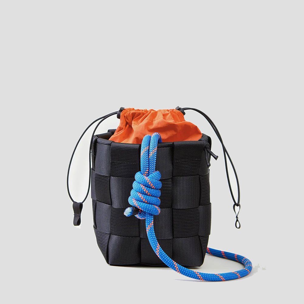 Pukas-Surf-Shop-Handbag-Pack-Bags-Drawstring-Square-Basket-Orange-Blue