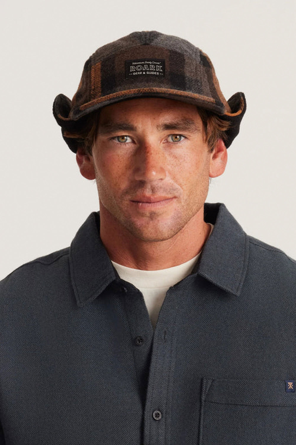 Pukas-Surf-Shop-Hat-Man-Roark-Dog-Ear-Camper-brown