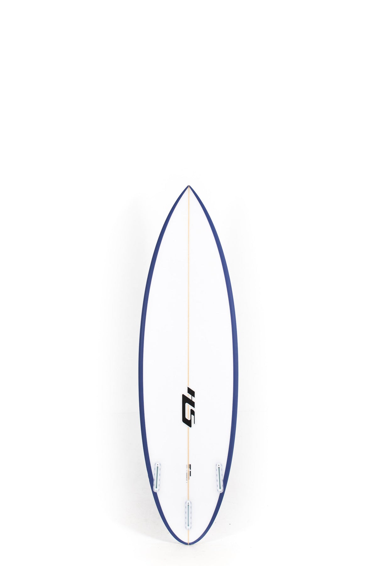 White and blue Haydenshapes DarkNoiz size 5'11" on a white background by Pukas Surf Shop - 2