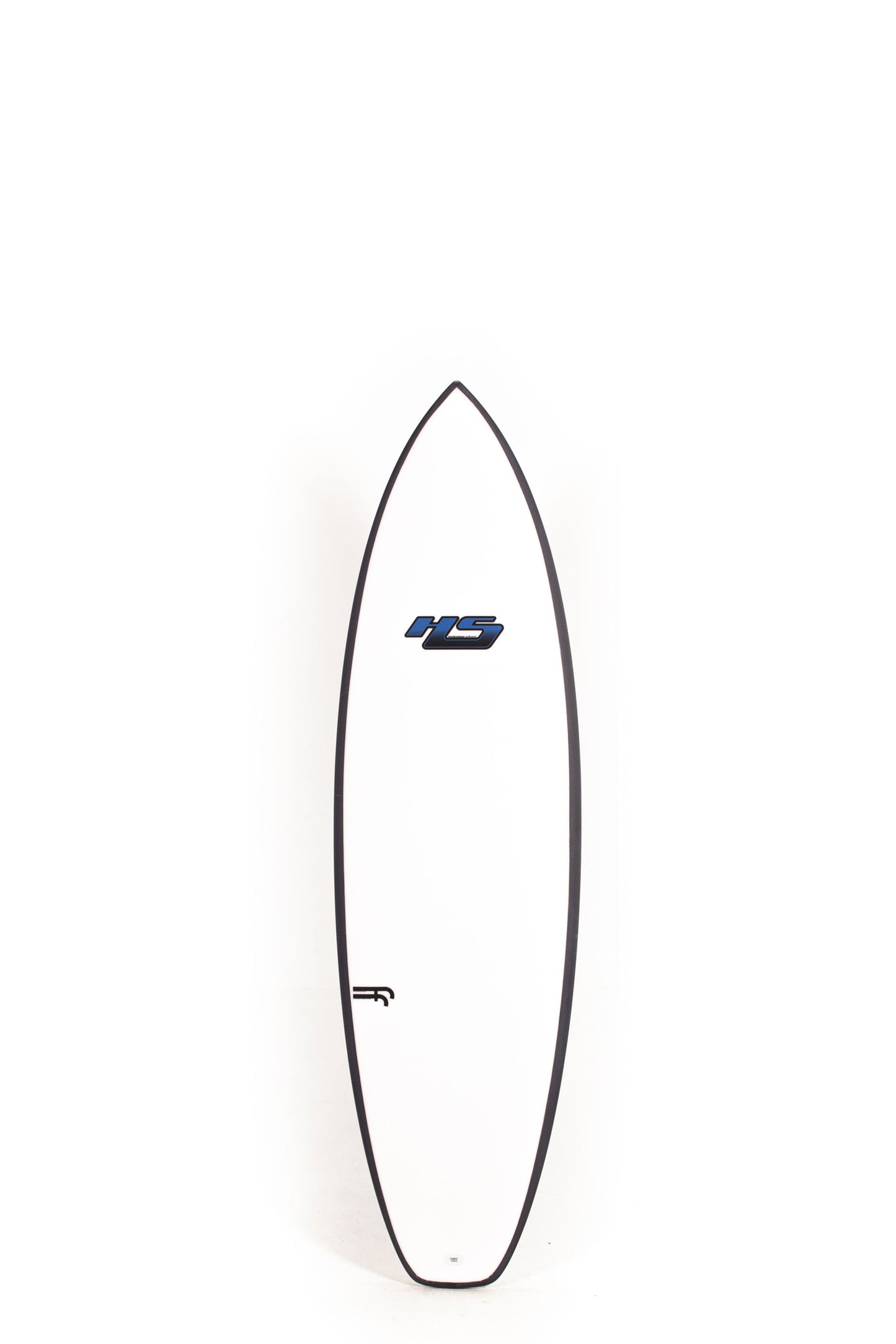 White Haydenshapes nova size 6'4" on a white background by Pukas Surf Shop