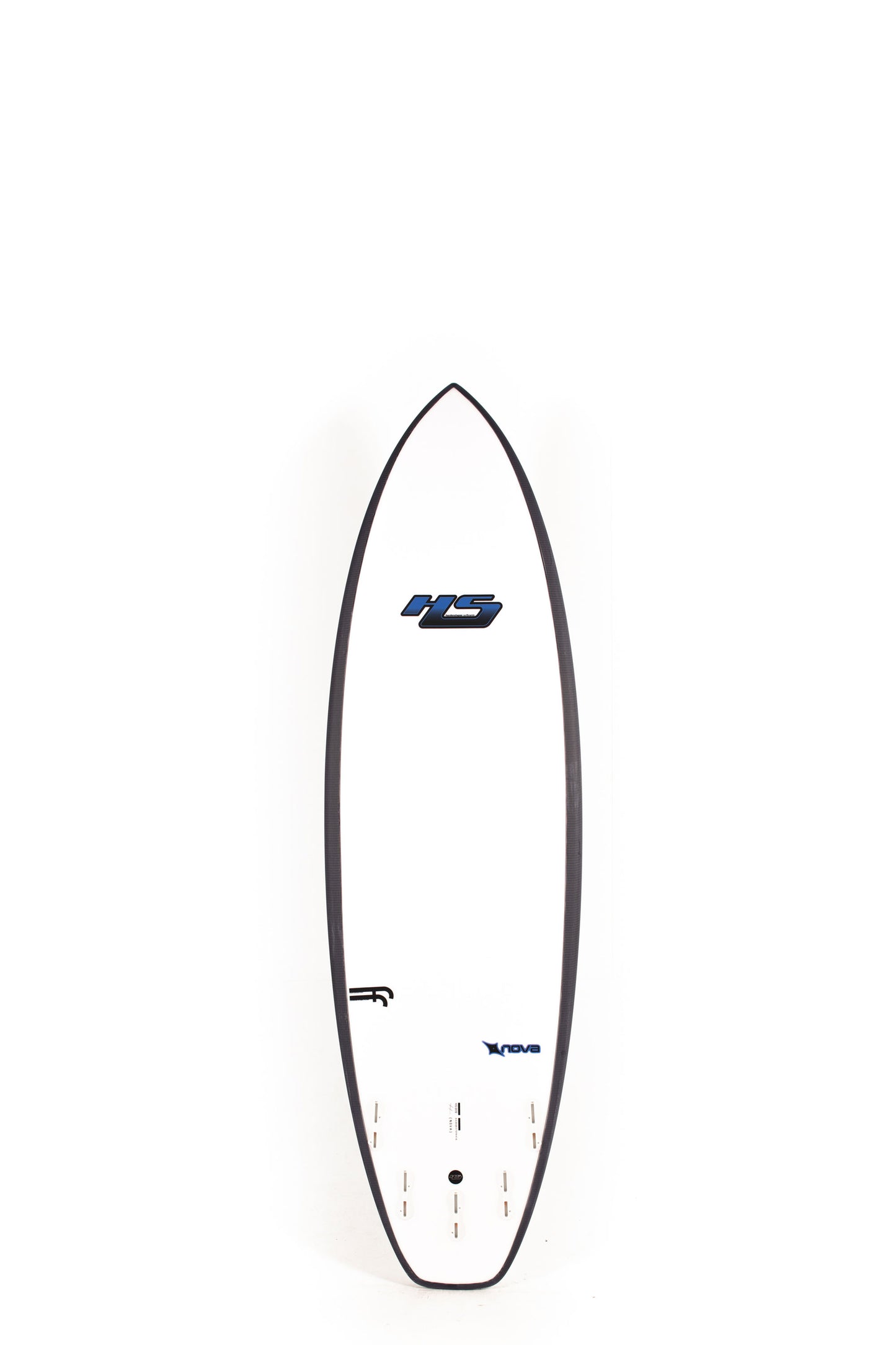 White Haydenshapes nova size 6'4" on a white background by Pukas Surf Shop - 2
