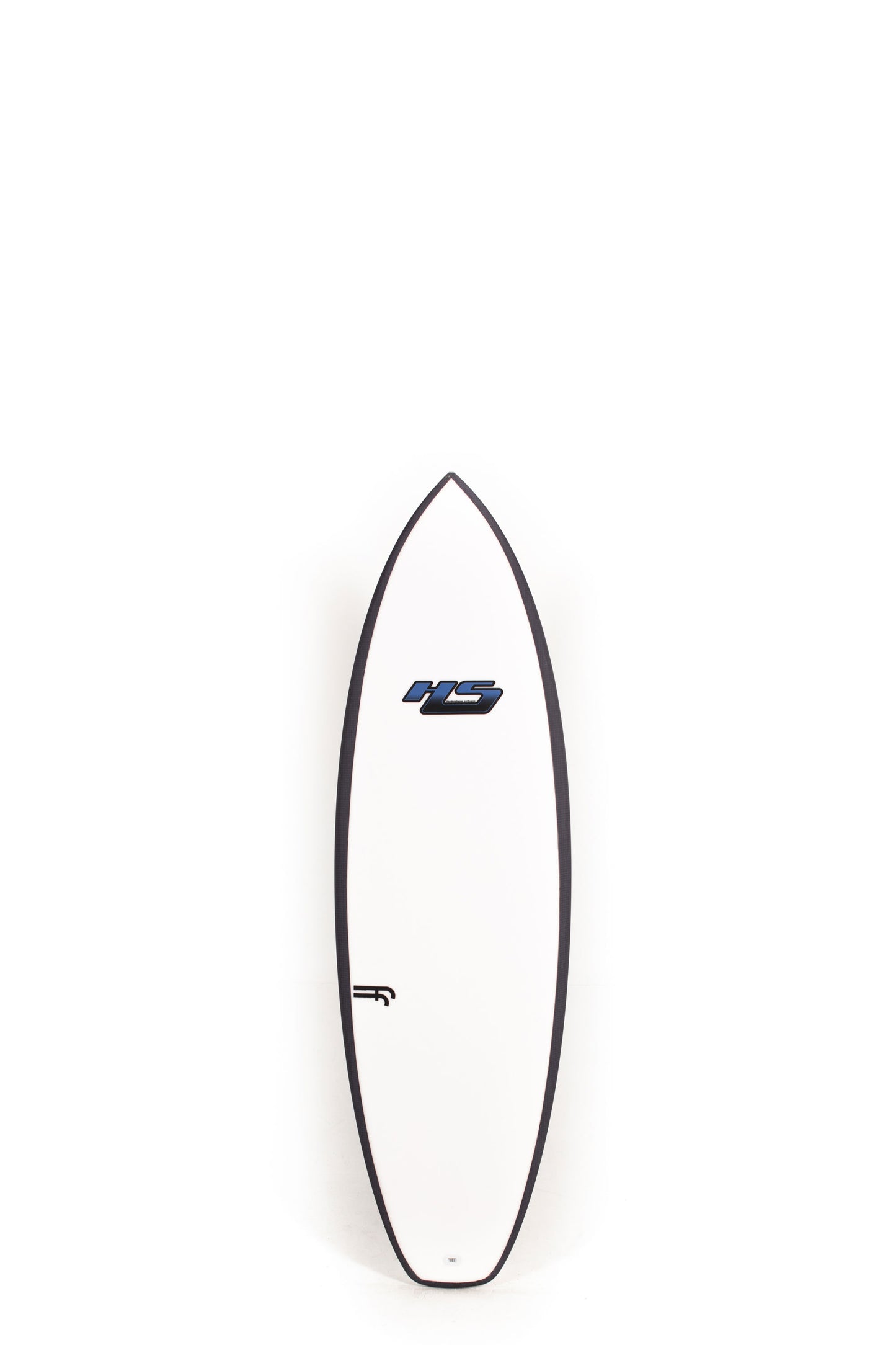 White Haydenshapes Nova surfboard size 5'8" on a white background by Pukas Surf Shop