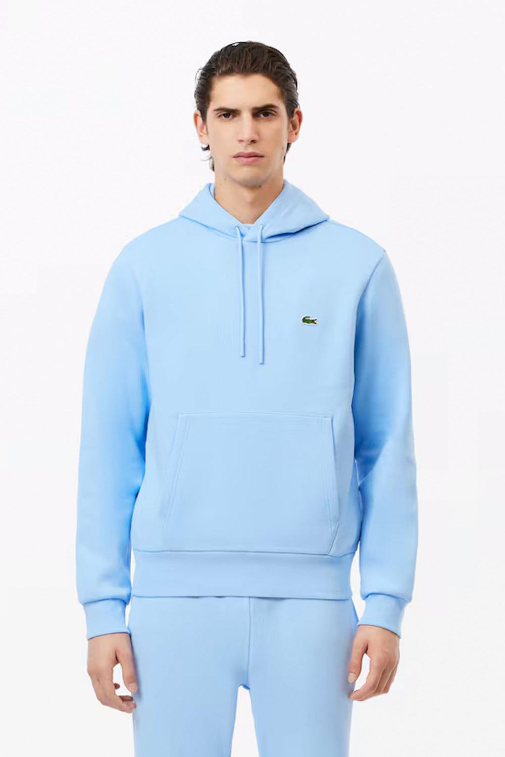 Pukas-Surf-Shop-Hoodie-Lacoste-the-jogger-cotton-light-blue