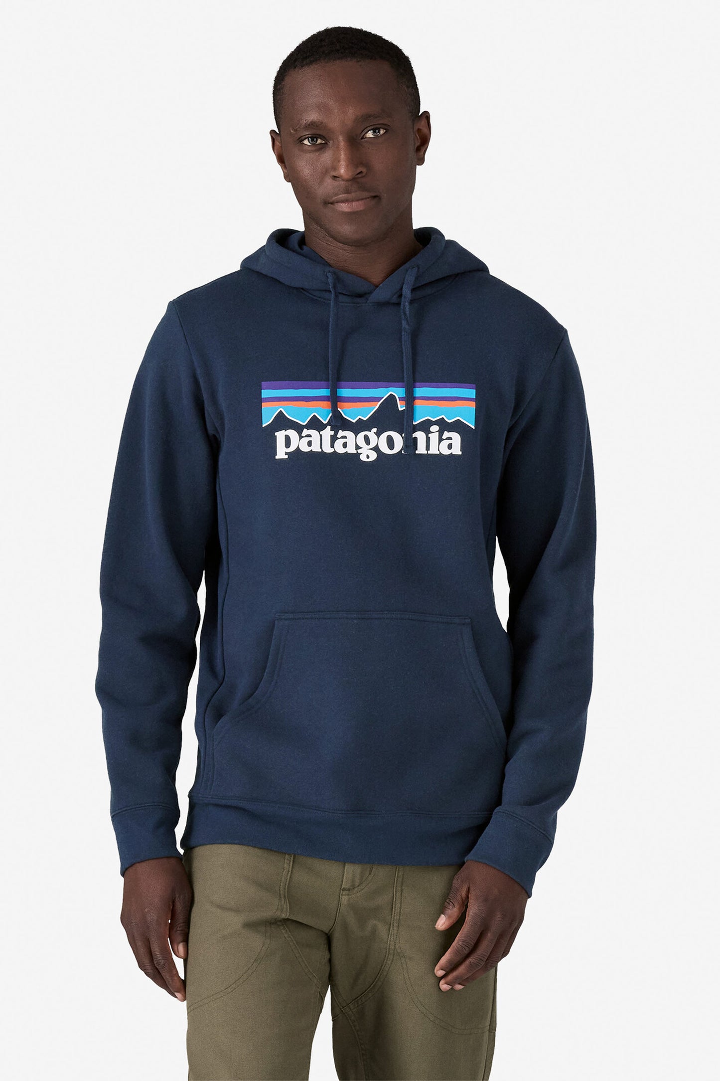 PATAGONIA - P-6 LOGO UPRISAL HOODY - NEW NAVY