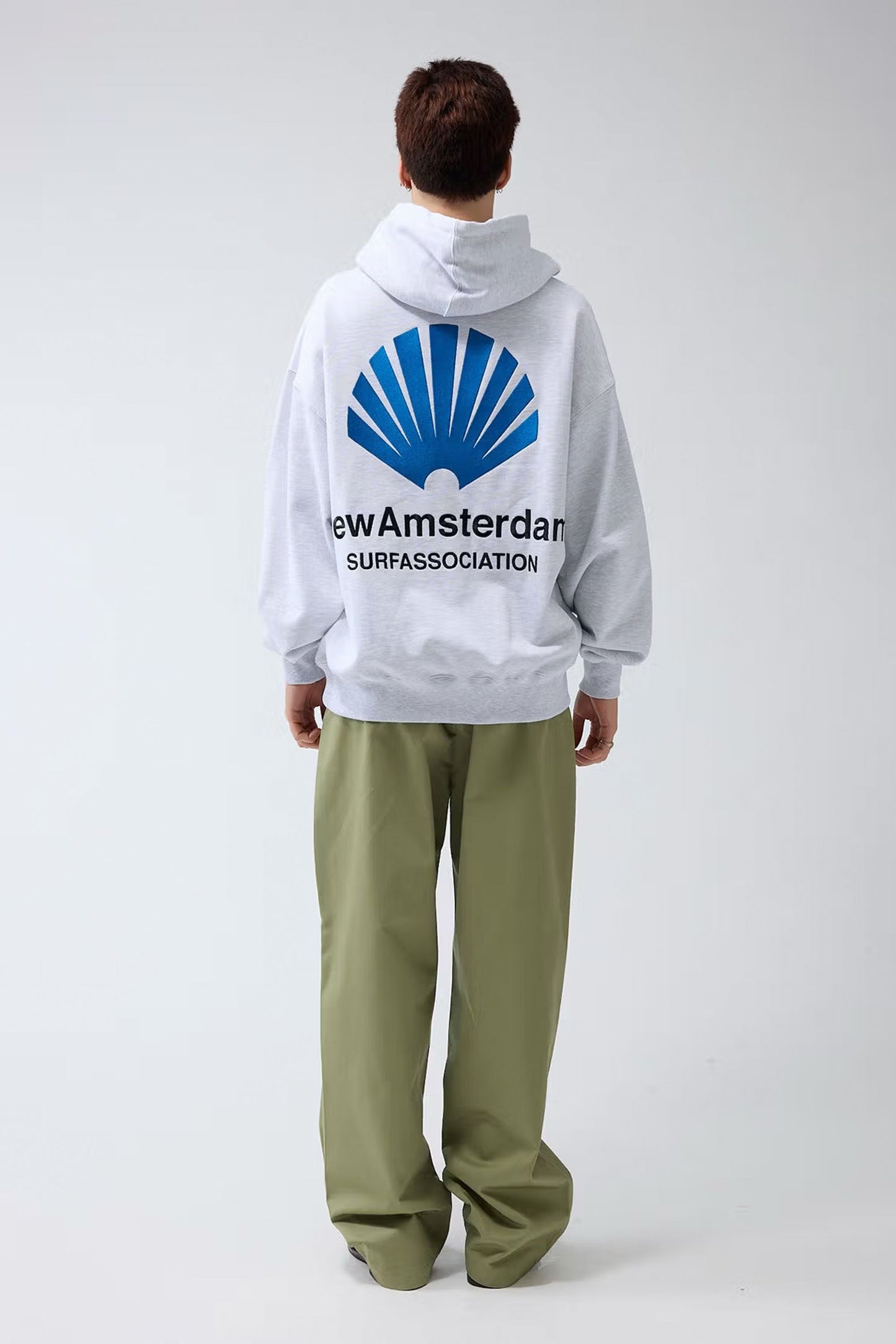 Pukas-Surf-Shop-Hoodie-New-Amsterdam-Logo-Hoodie-Grey-Melange