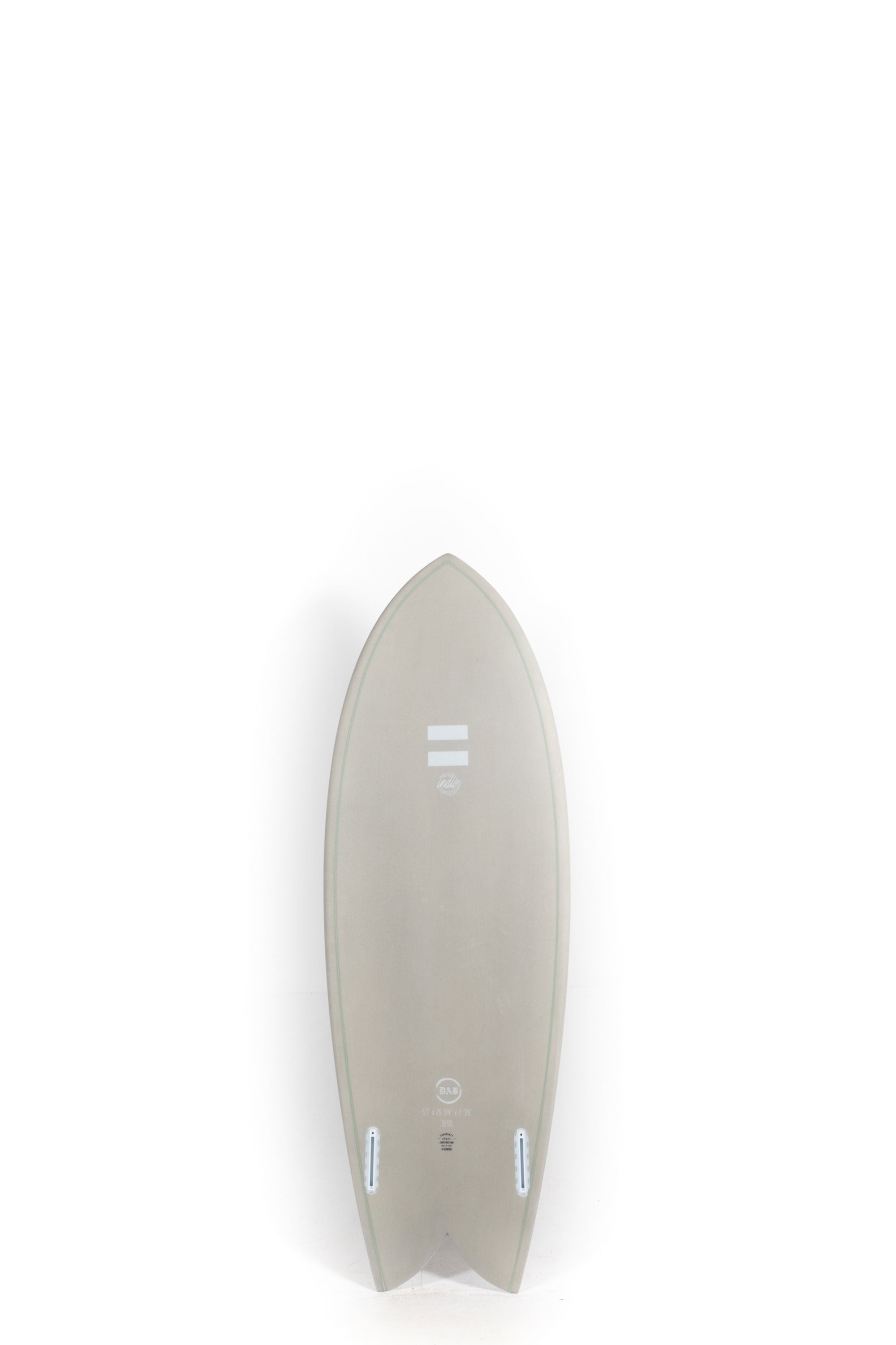 Indio Surfboard - DAB Gray 5'3” | Shop at Pukas Surf Shop – PUKAS