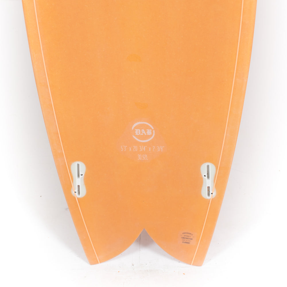 
                      
                        Pukas Surf Shop -  Indio Surfboards - DAB TERRACOTA FCS II - 5’3” x 20 3/4 x 2 3/8 x 30.92L.
                      
                    