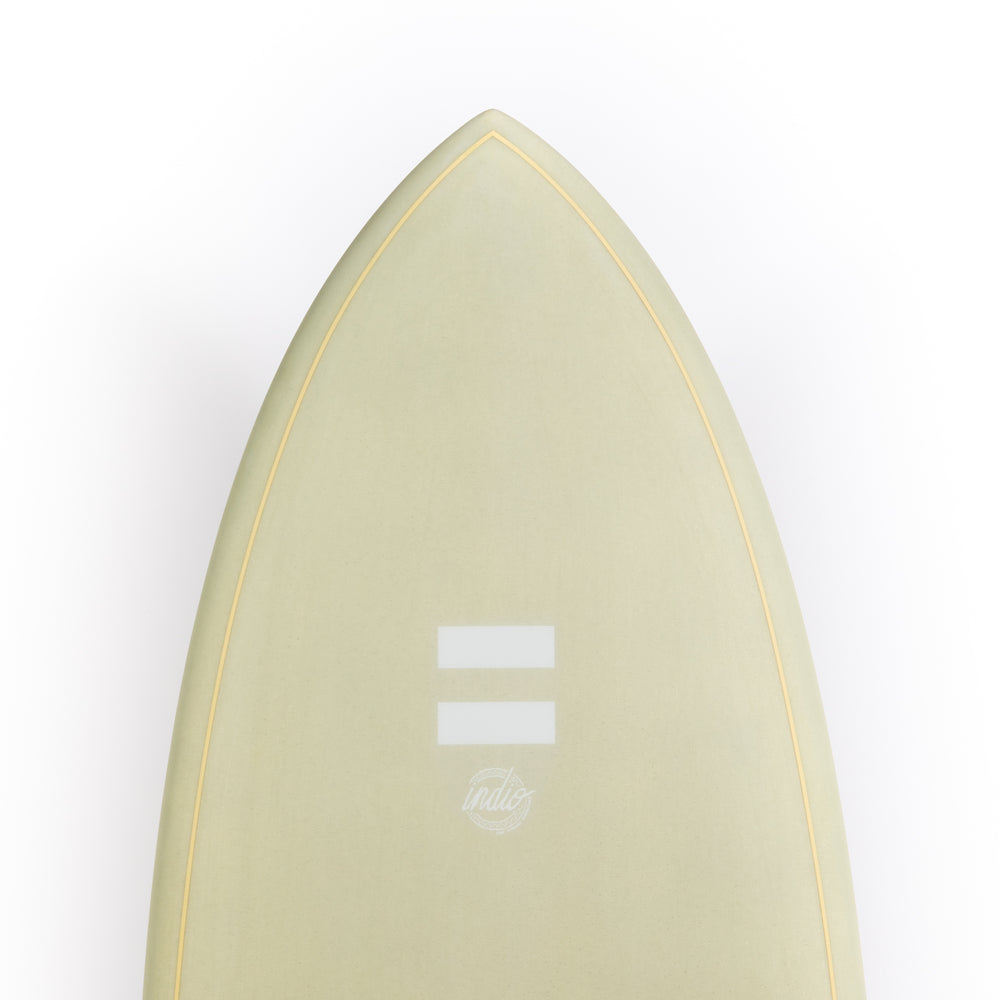 
                      
                        Indio Surfboard - DAB Green Cement- 5’11” x 21 1/4 x 2 5/8 x 39.90L
                      
                    