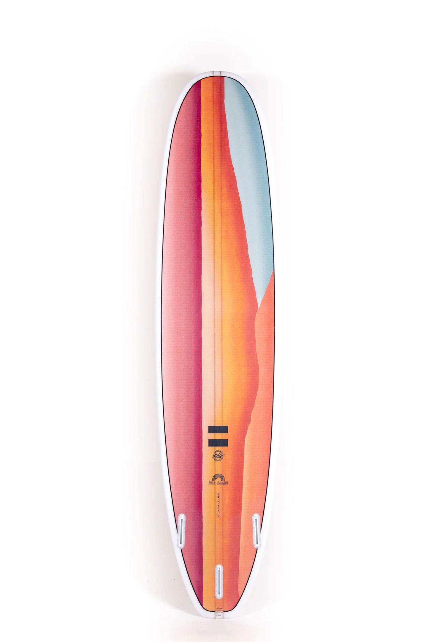 Multicolor Indio Surfboards Midlength size 8'6" at Pukas Surf Shop - 2