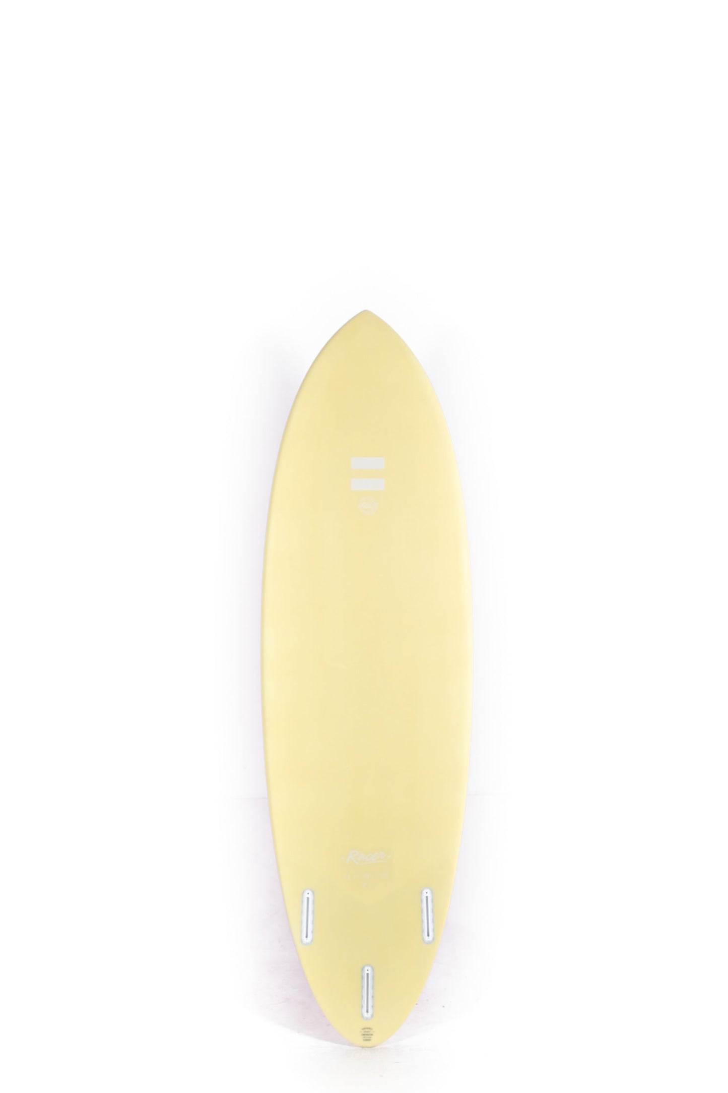 Pink and yellow Indio Surfboard Racer size 6'4" at Pukas surf shop - 2