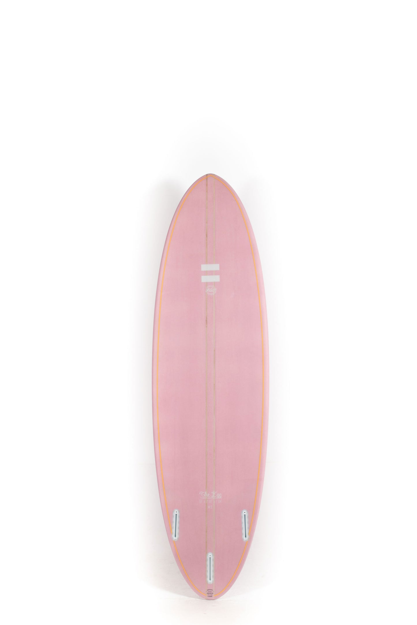 Pink Indio Surfboard The Egg size 6'8" on a white background by Pukas Surf Shop - 2