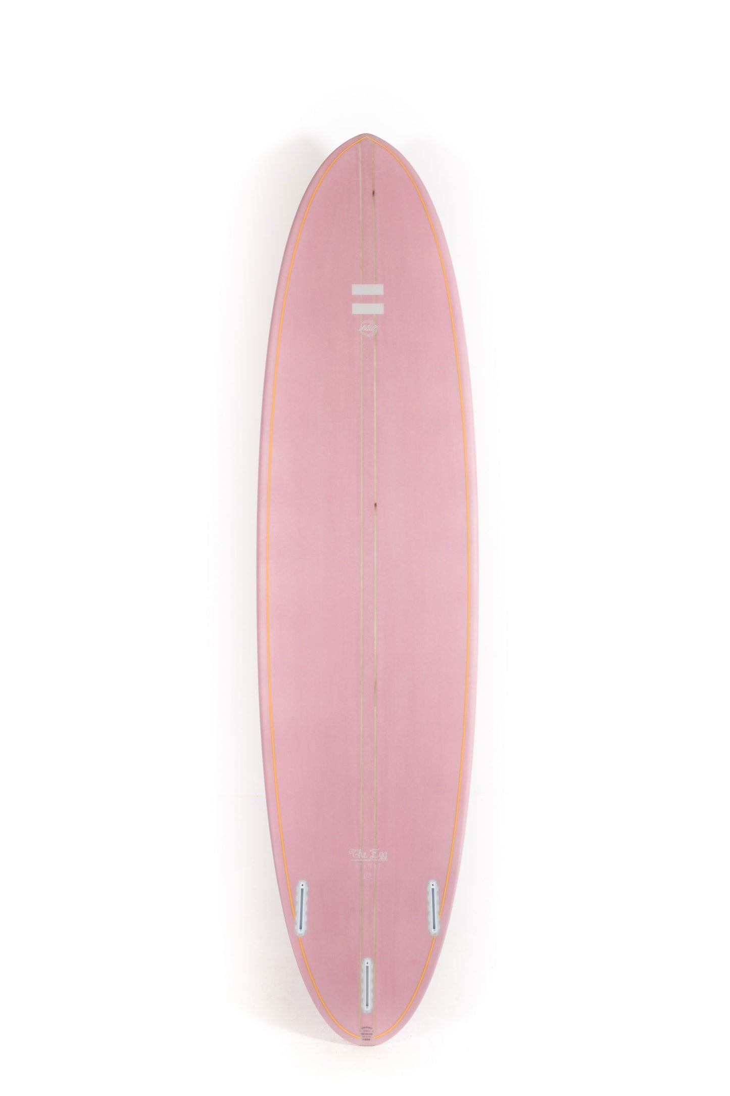 Pink Indio The Egg Surfboard size 8'2" on a white background size 8'2" by Pukas Surf Shop - 2