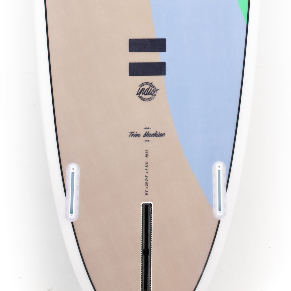 
                      
                        Pukas Surf Shop -  Indio Surfboards - TRIM MACHINE India 2 - Indio Endurance 9’1” x 21”7/8 x 2”7/8 - 70.2L
                      
                    