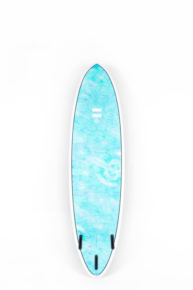 Pukas Surf Shop - Indio Endurance - THE EGG Swirl Effect Blue Mint - 7´2 x 21 3/4 x 2 3/4 - 50L