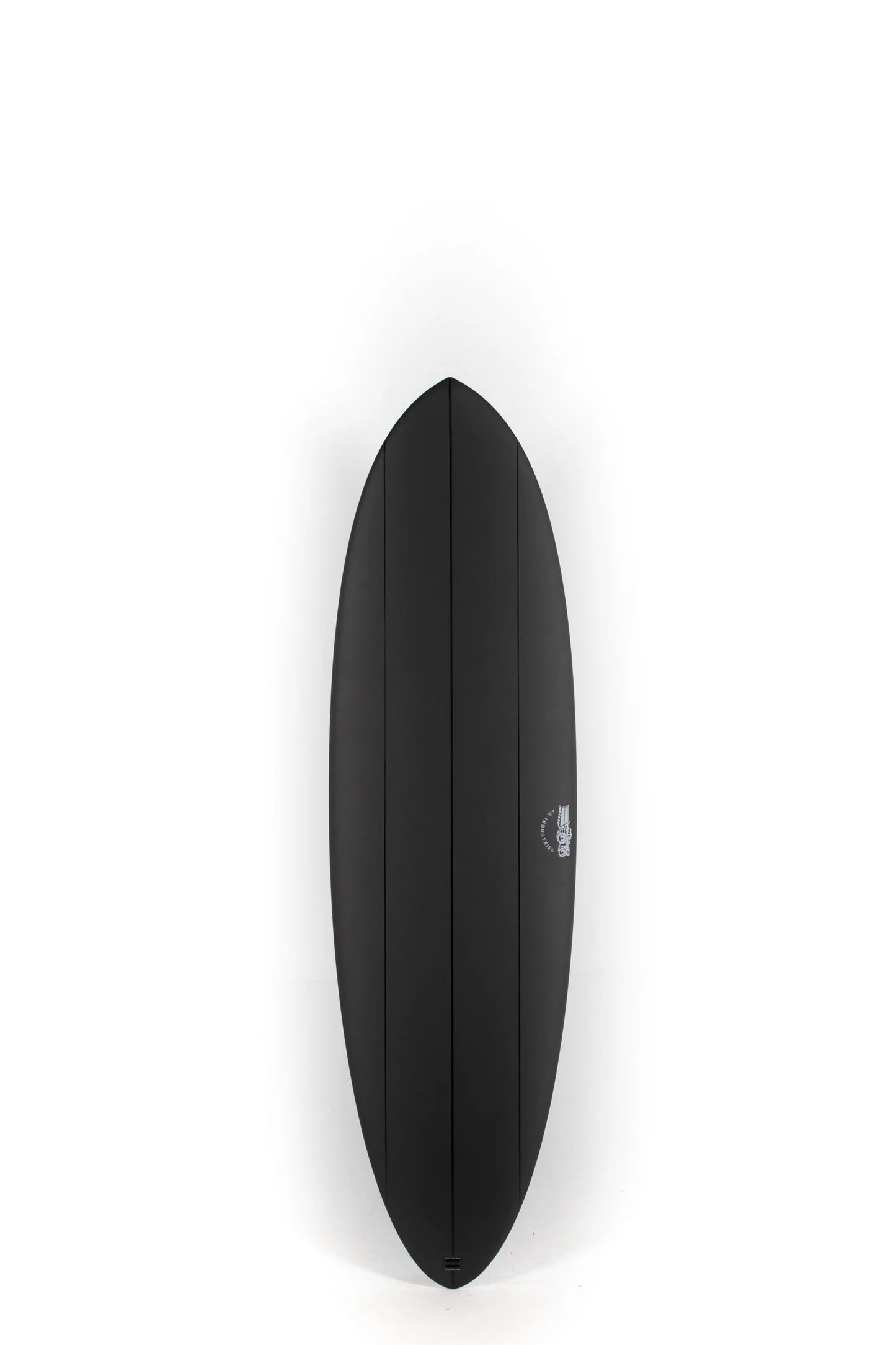 Black JS Surfboard Big Baron size 6'4" on a white background by Pukas Surf Shop
