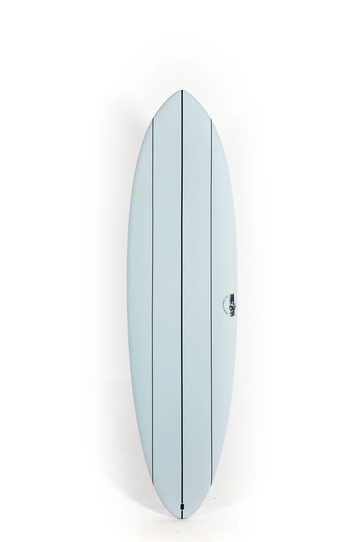 Light Blue JS Big Baron size 7'6" on a white background by Pukas Surf Shop