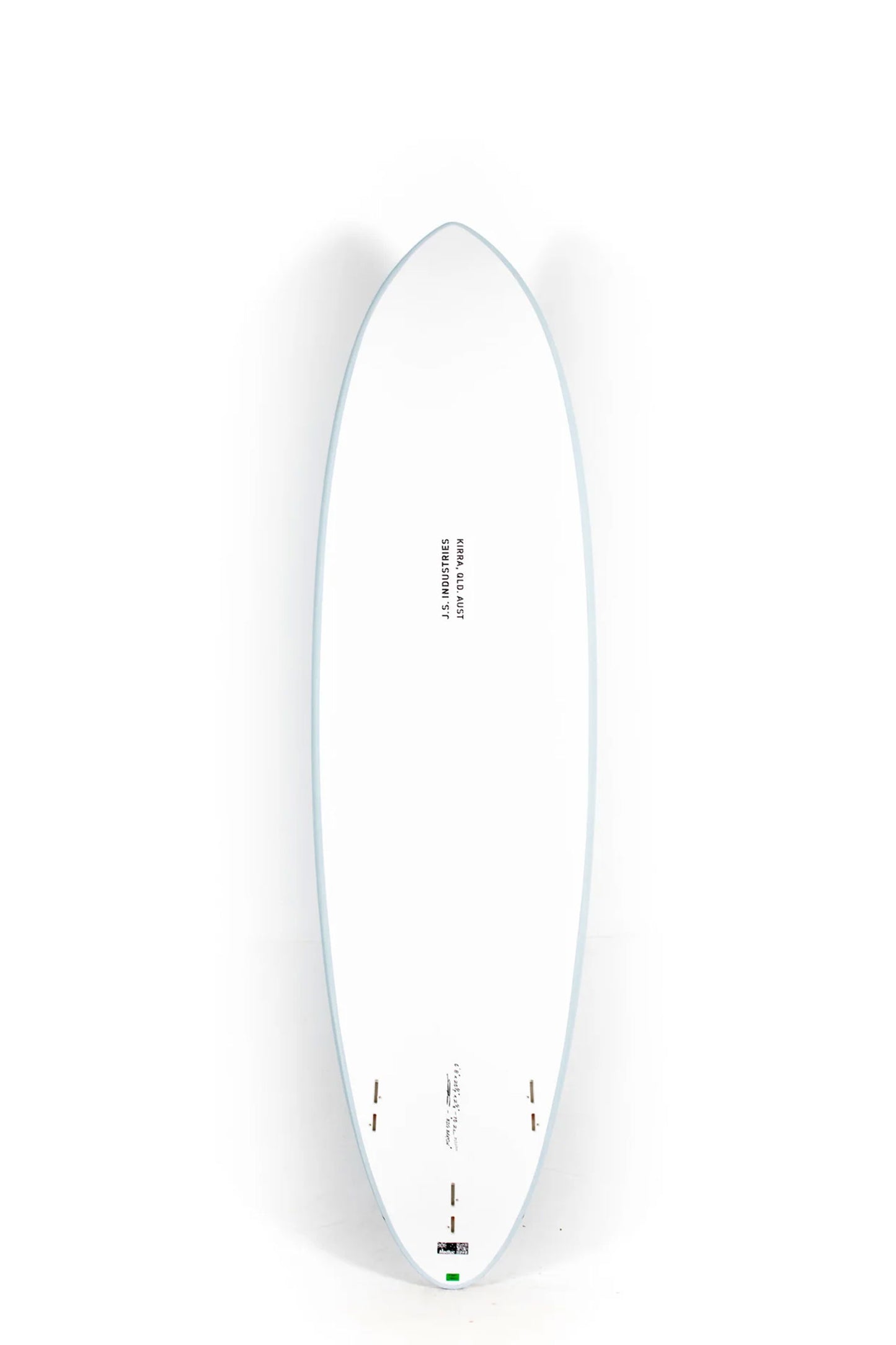 Light Blue JS Big Baron size 7'6" on a white background by Pukas Surf Shop - 2