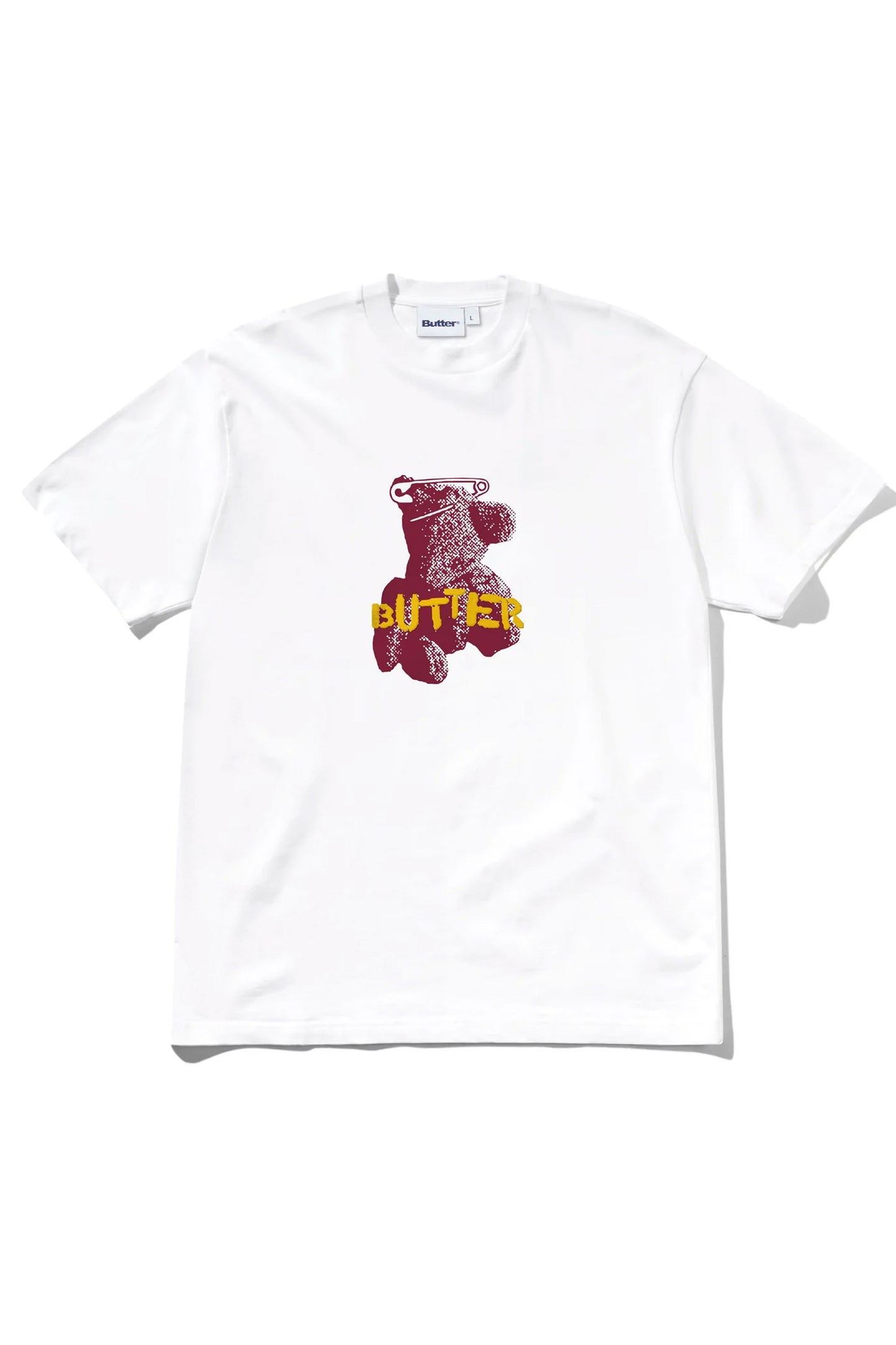 Pukas-Surf-Shop-Jacket-Butter-Goods-Teddy-Tee-White-Red