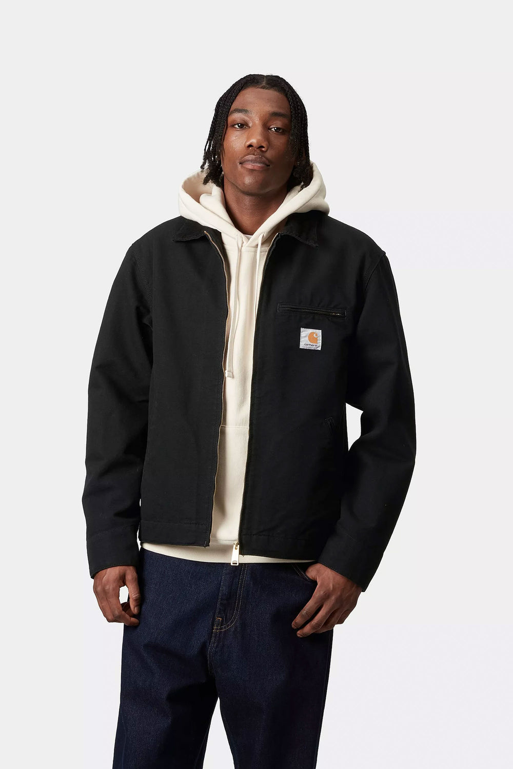 Pukas-Surf-Shop-Jacket-Man-Carhartt-WIP-Detroit-Black