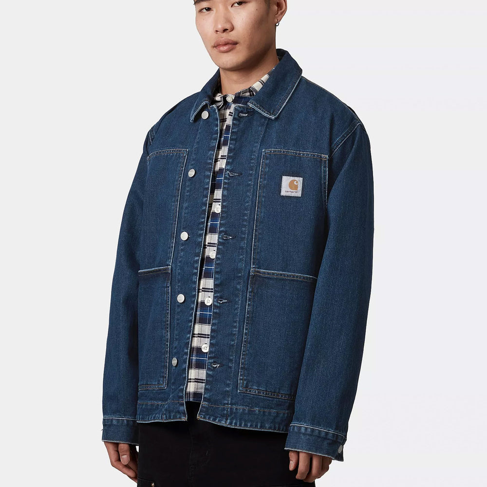 Pukas-Surf-Shop-Jacket-Man-Carhartt-WIP-Stone-Washed-Blue