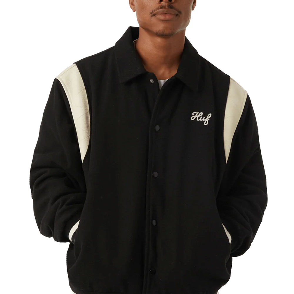 Pukas-Surf-Shop-Jacket-Man-Huf-Song-Varsity-Black