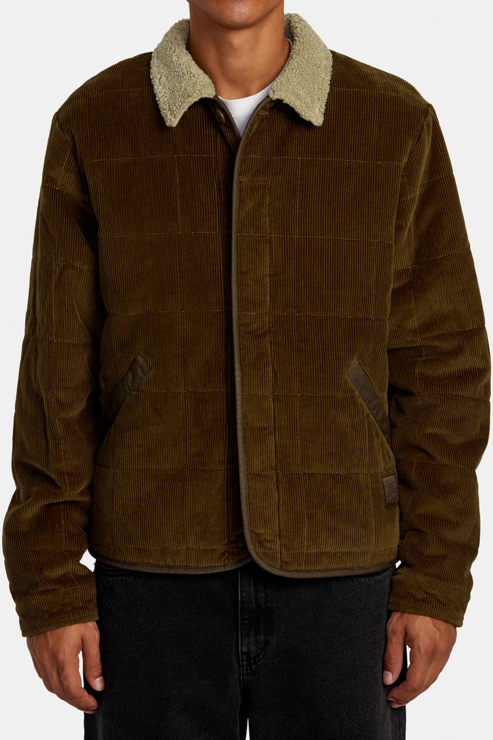 Pukas-Surf-Shop-Jacket-Man-RVCA-Surplus-Brown