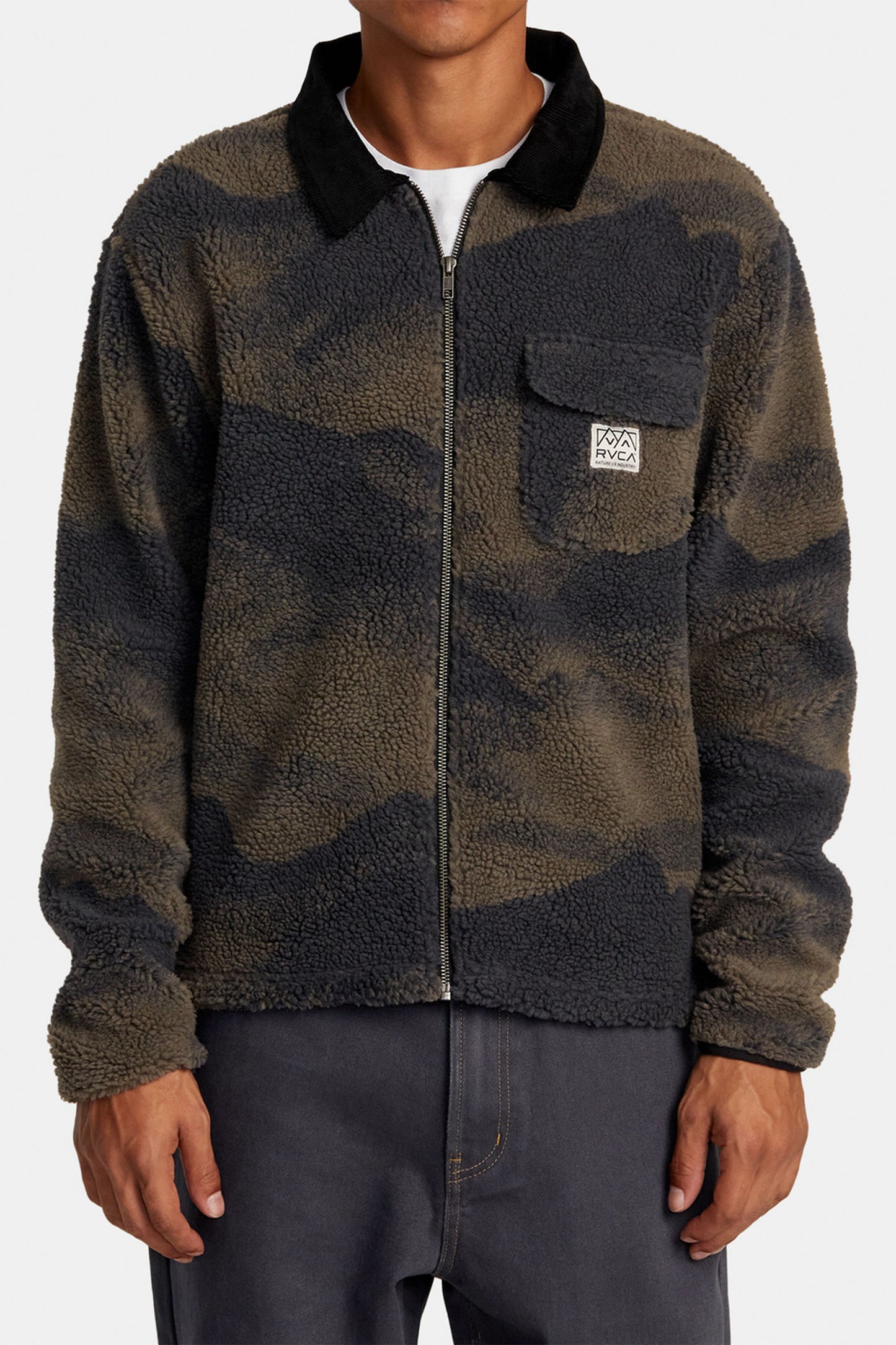 Pukas-Surf-Shop-Jacket-Man-RVCA-Walker-Brown