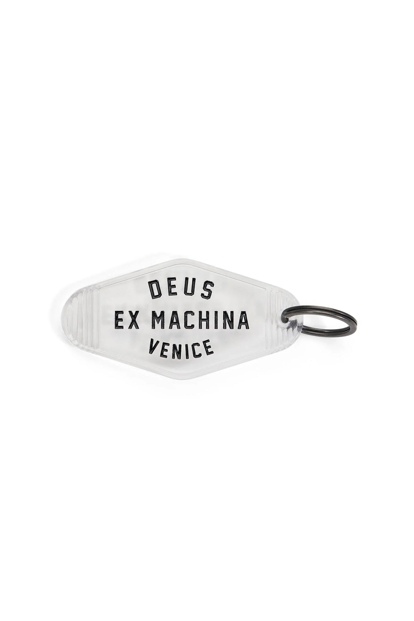 Pukas Surf Shop Keychain Deus Venice Key Tag Clear