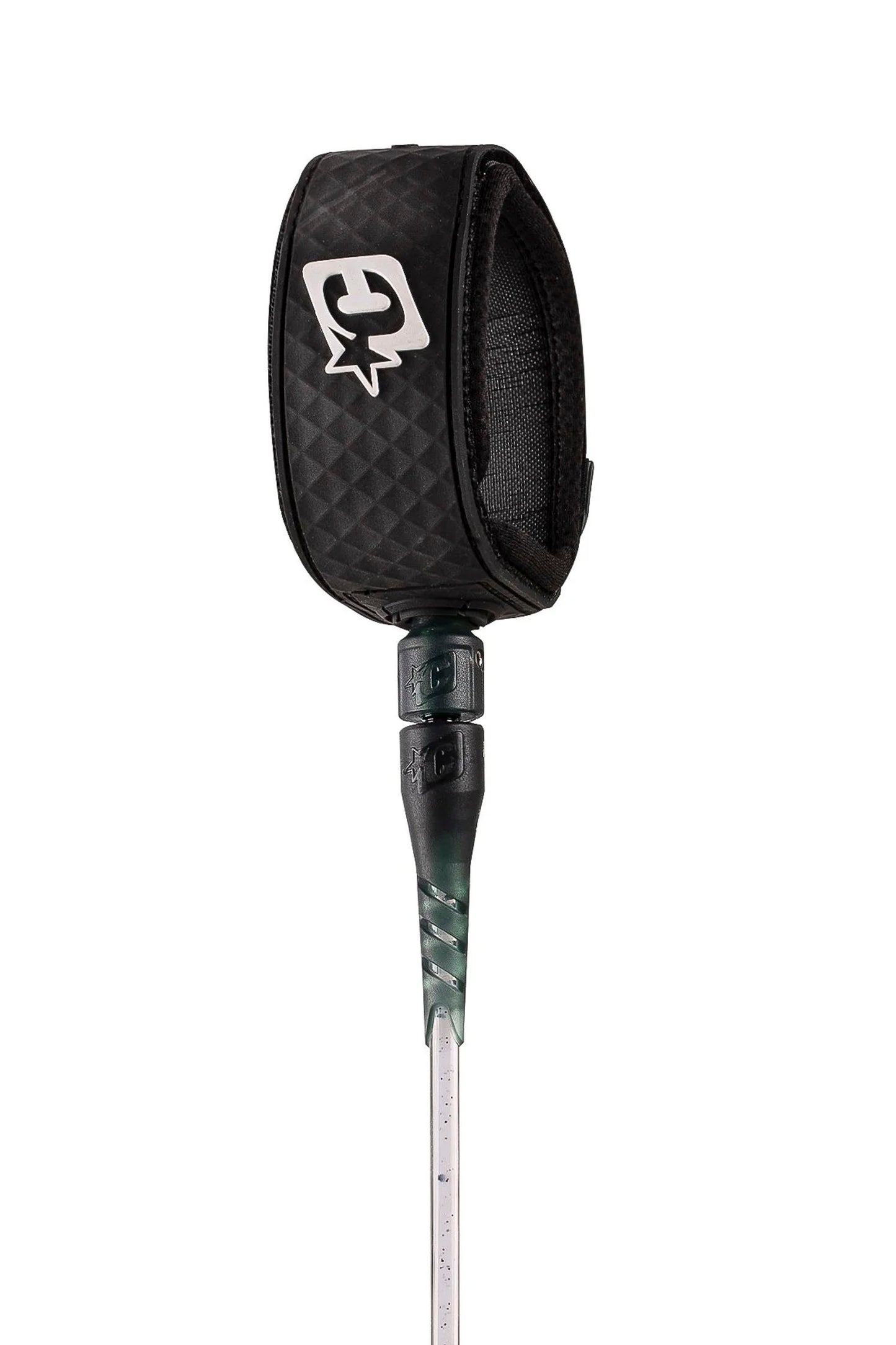 CREATURES PRO 8 foot longboard surf leash with streamline cuff and dual swivel