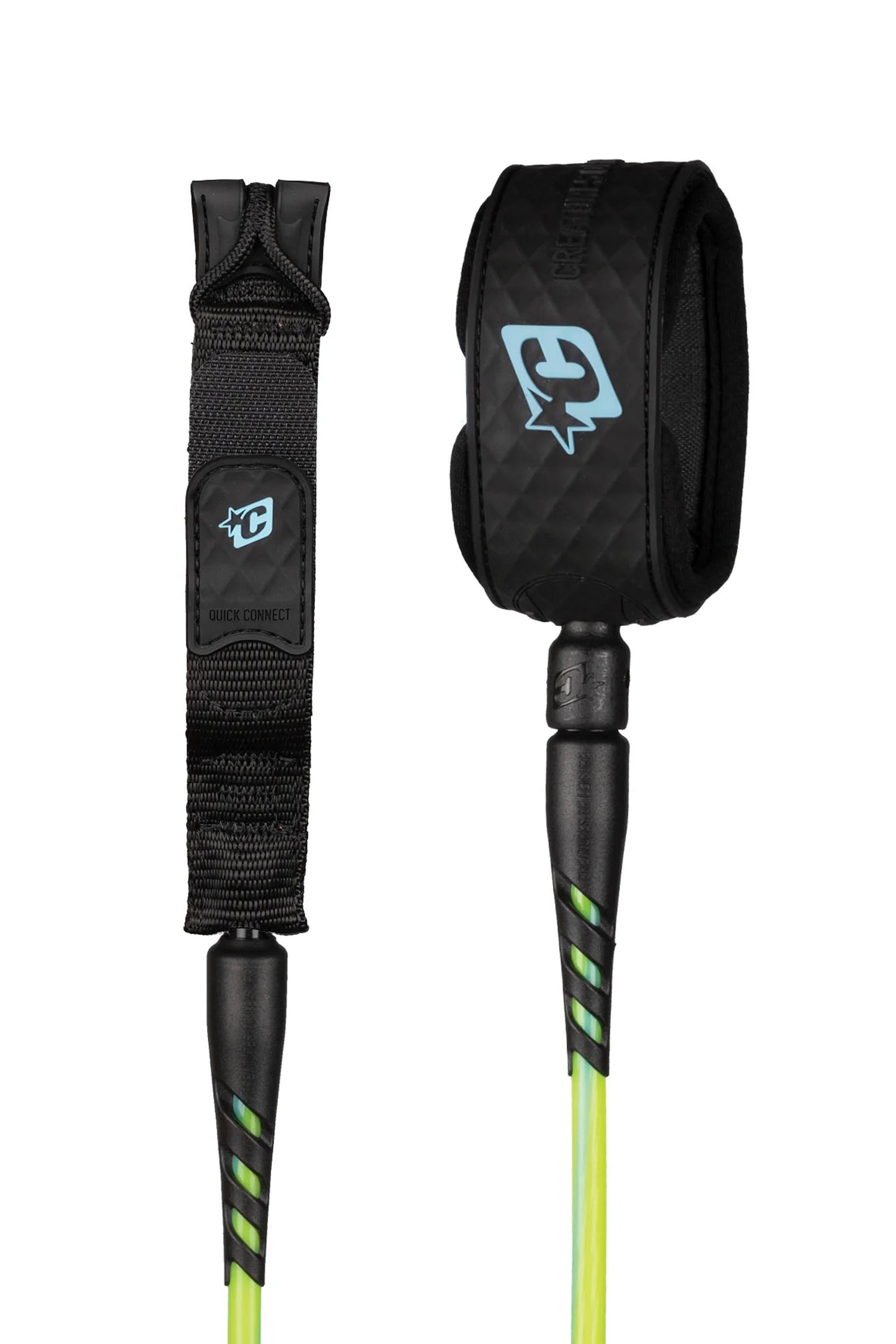 Creatures standard duty cord construction and swivel connection detail