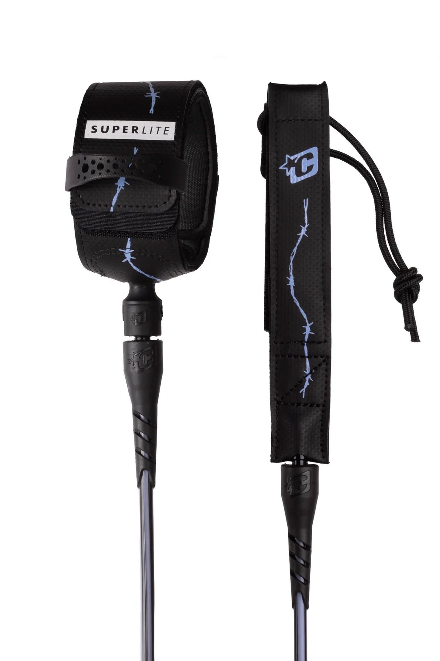 Ankle cuff detail of Creatures Superlite Pro leash