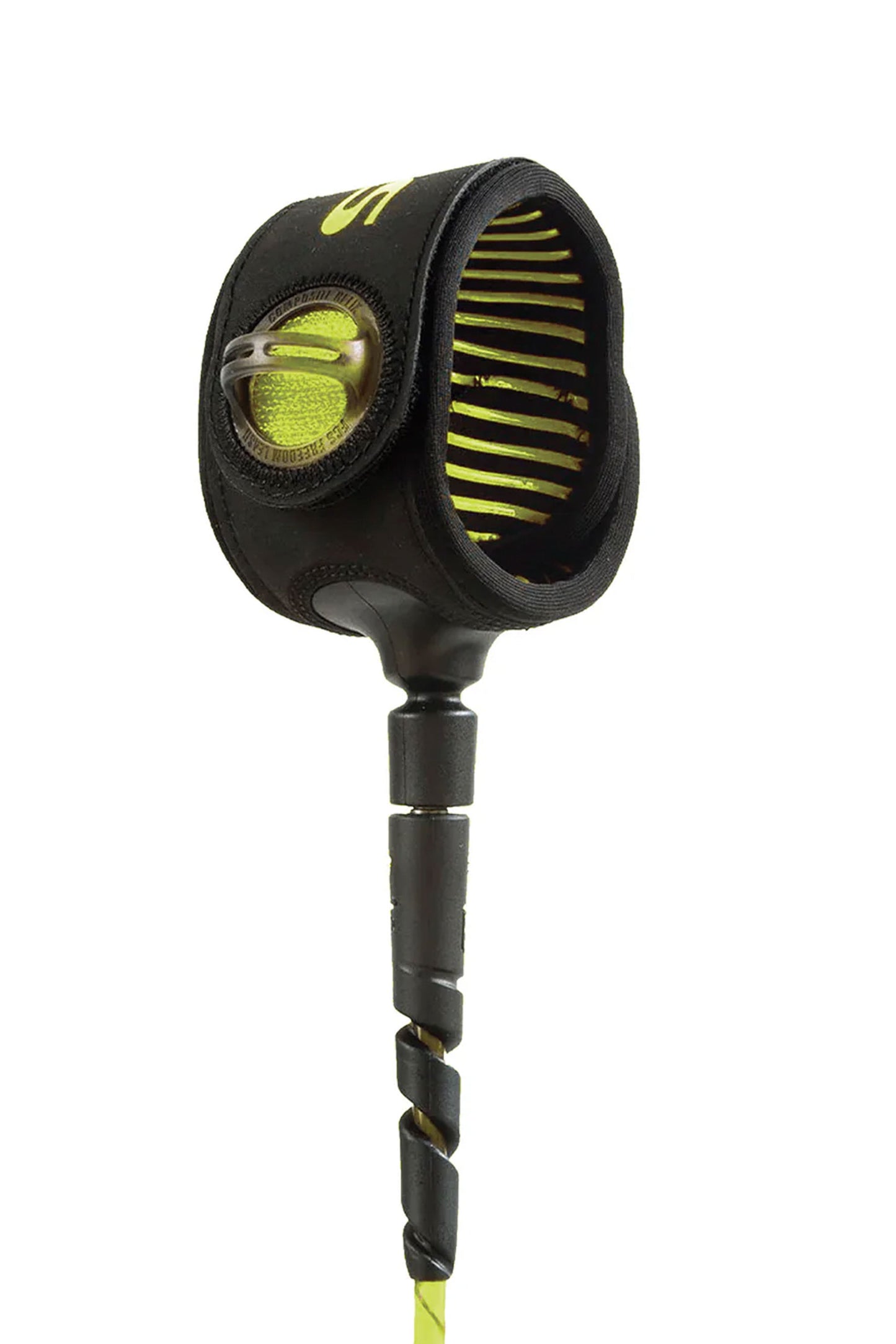 Pukas Surf Shop Leash FCS Freedom Helix 6 Comp Cyber Lime