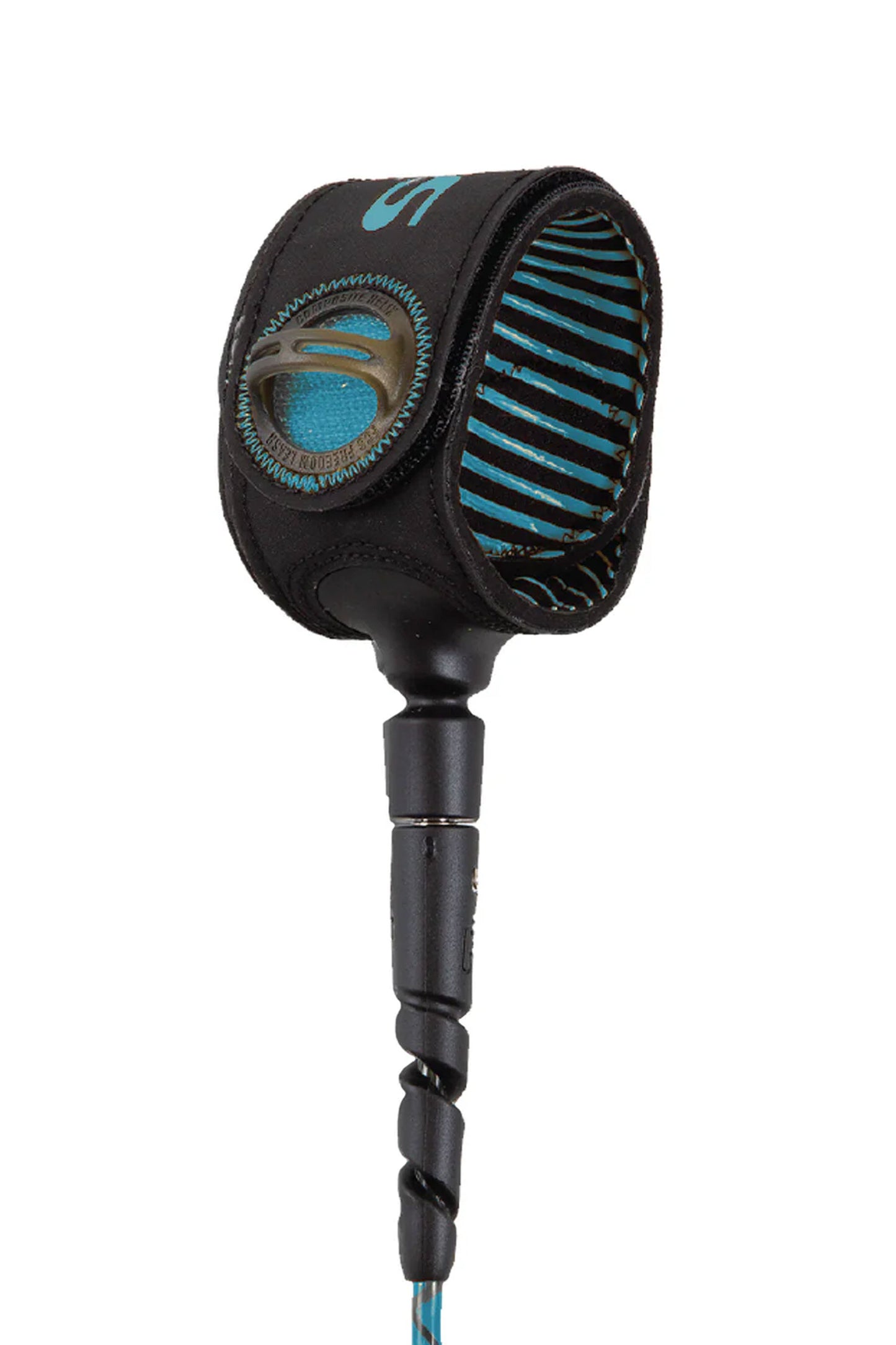 Pukas Surf Shop Leash FCS Freedom Helix 6 Comp Cyber Tranquil Blue