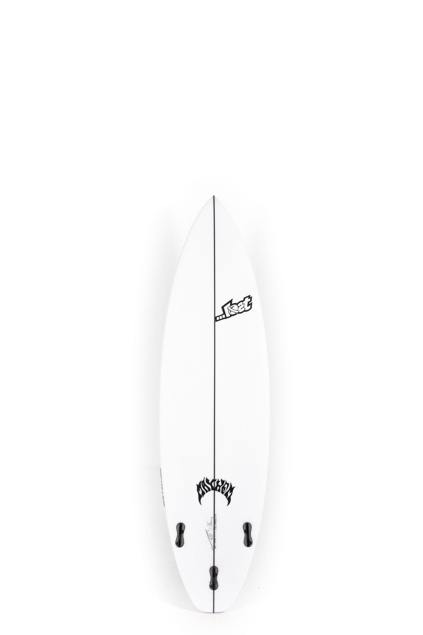 White Lost Surfboard Driver 3.0 size 6'2" on a white background by Pukas Surf Shop